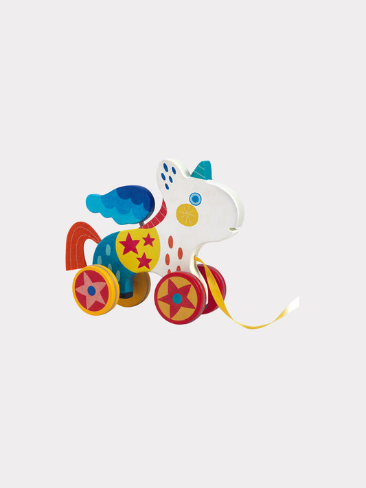 Unicorno trainaibile multicolor per bambini,Djeco,DJ06263