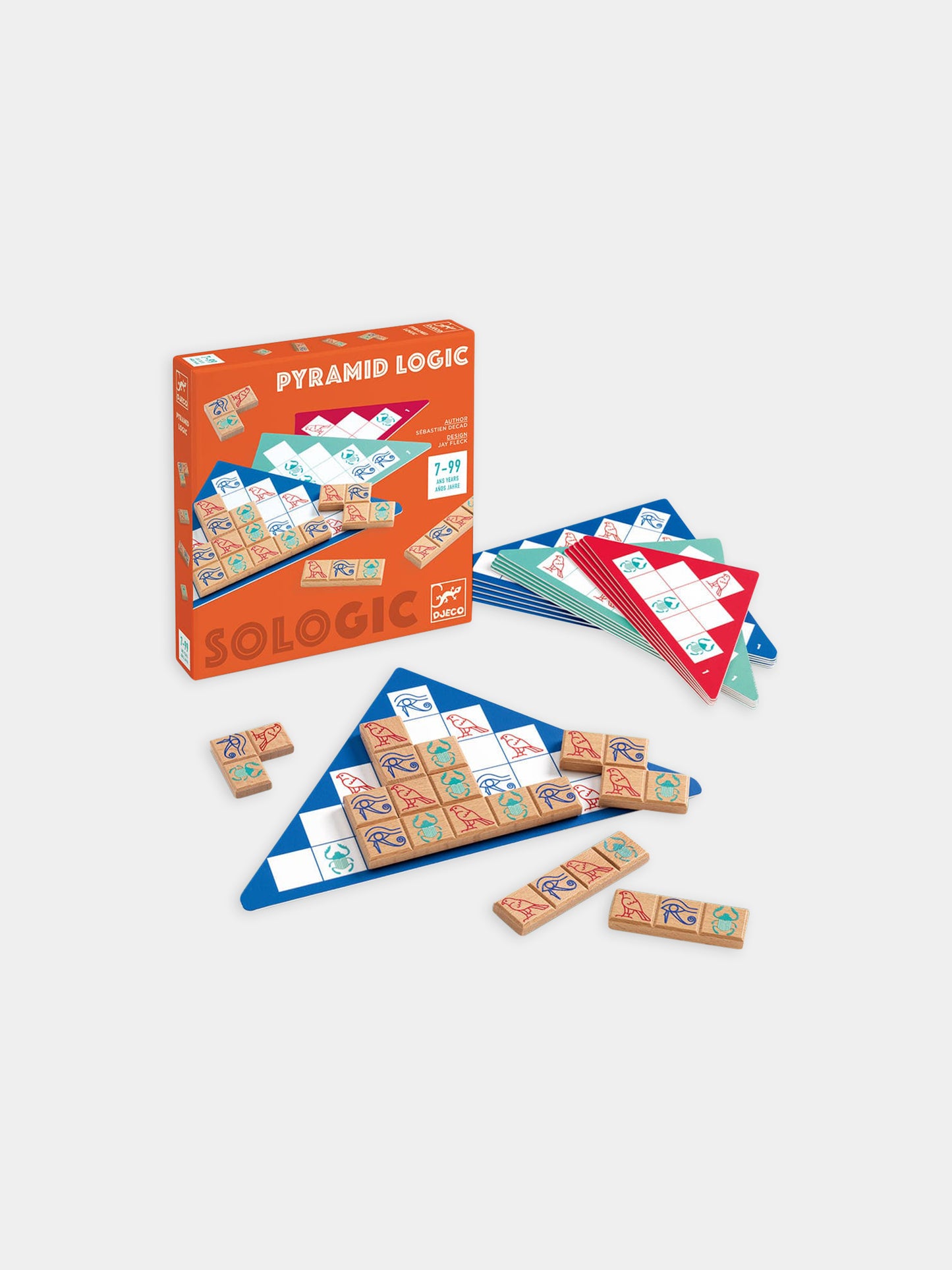 Gioco di logica multicolor per bambini con geroglifici,Djeco,DJ08532