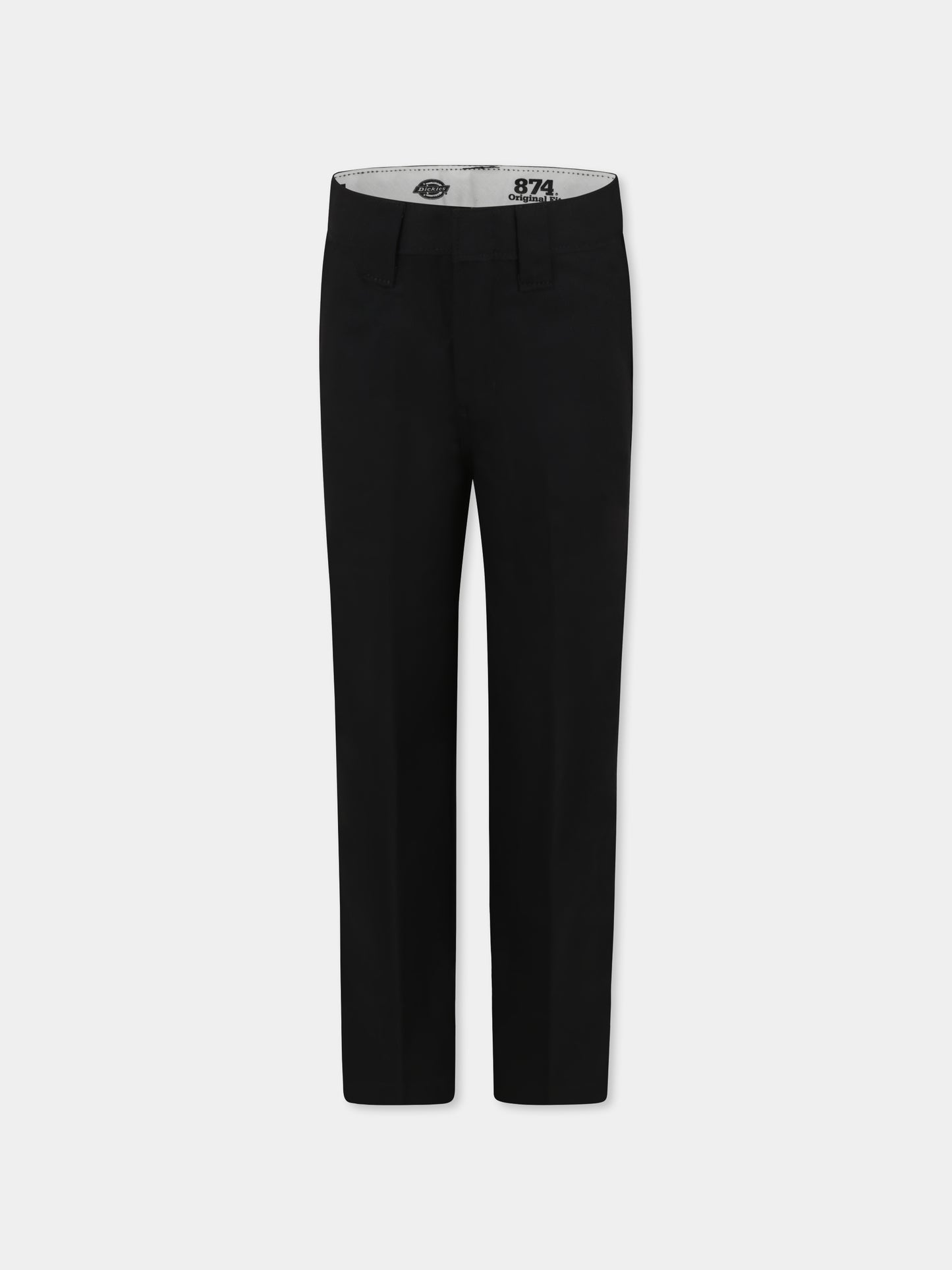 Pantaloni neri per bambino con logo,Dickies,DKDQP874BLK1