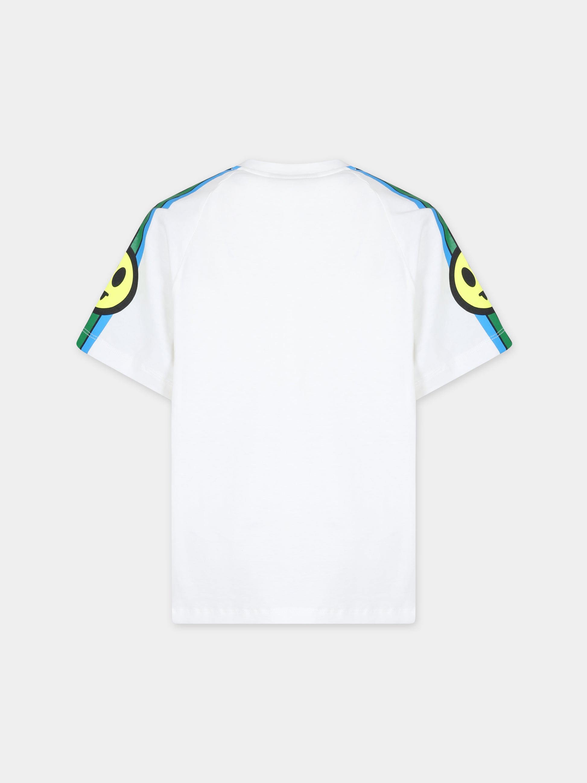 T-shirt bianca per bambini con smile,Barrow,S4BKJUTH017 002