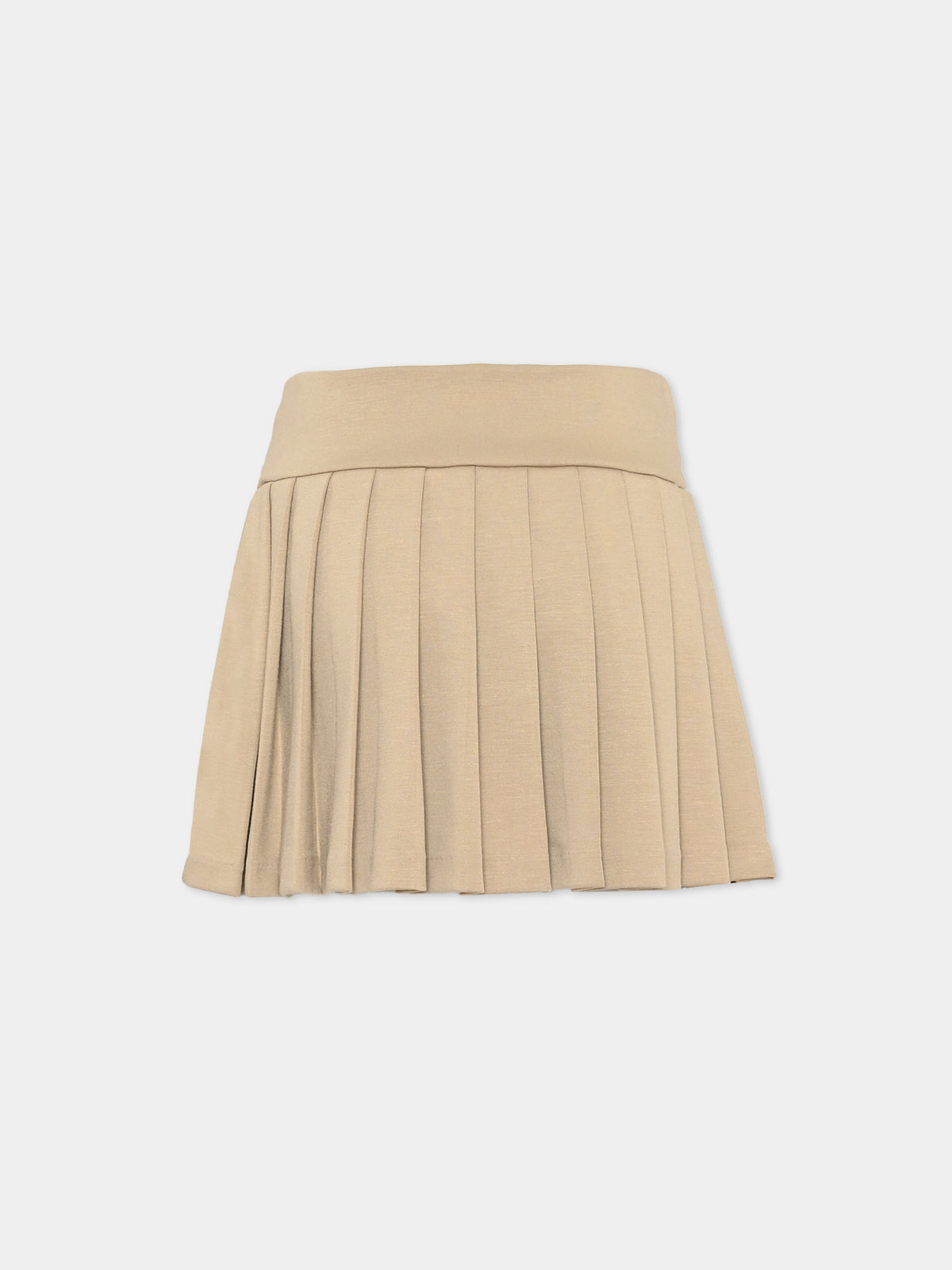 Beige skirt for girl with horse