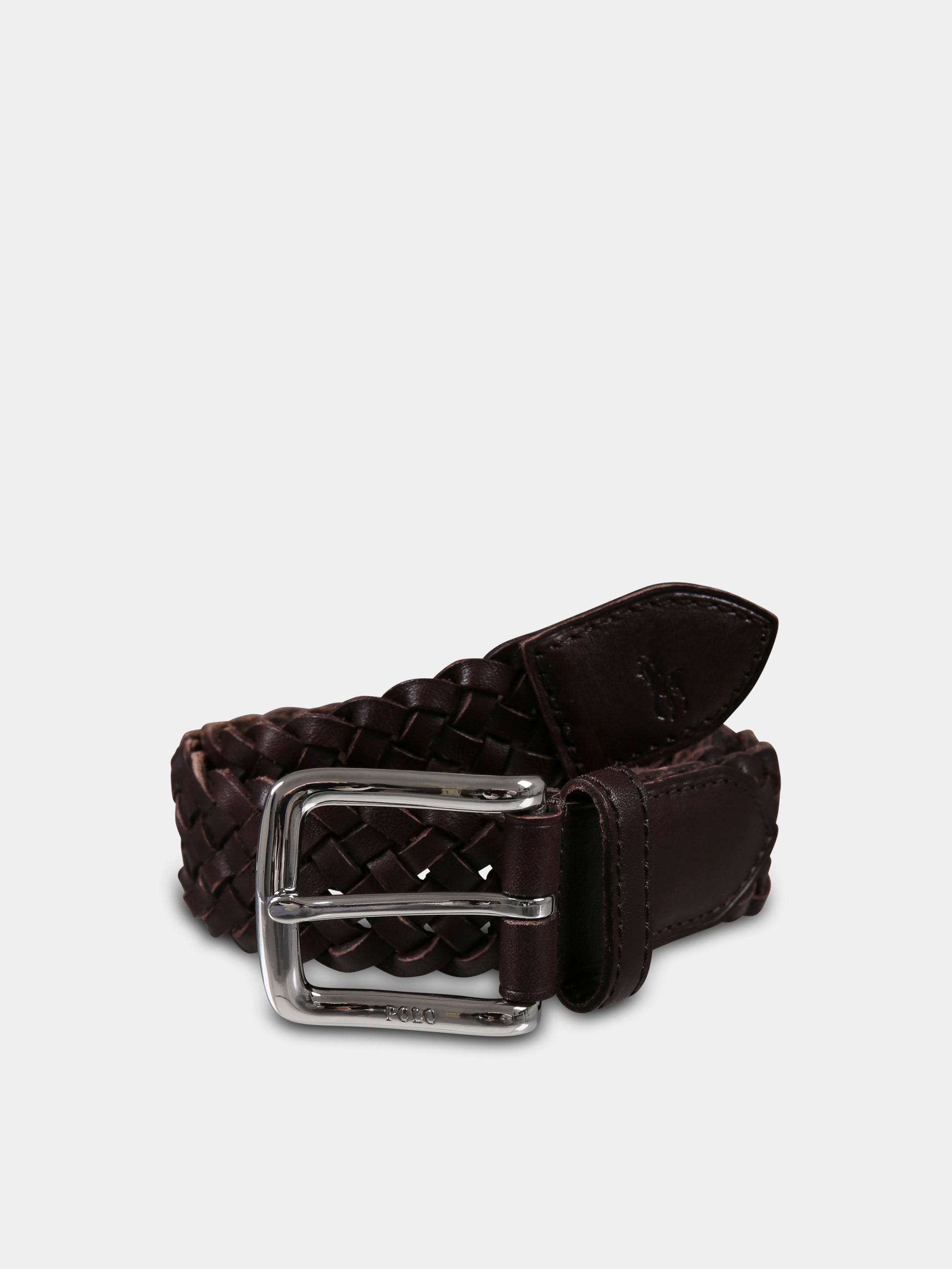 Cintura marrone per bamibino con logo,Ralph Lauren Kids,951501001 DARK BROWN