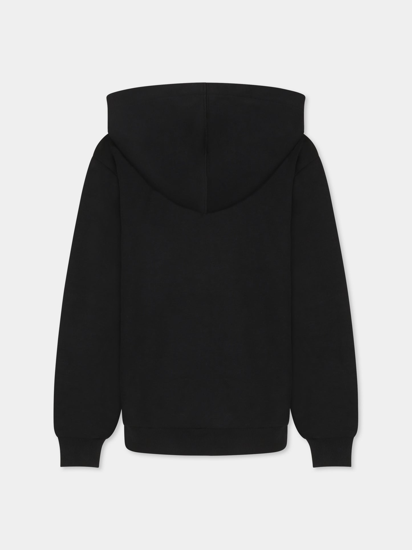 Felpa nera per bambini con logo,Converse,9CG706 023