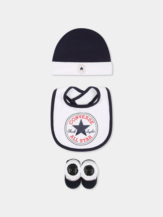 Set accessori blu per neonato con logo,Converse,NC0224 695