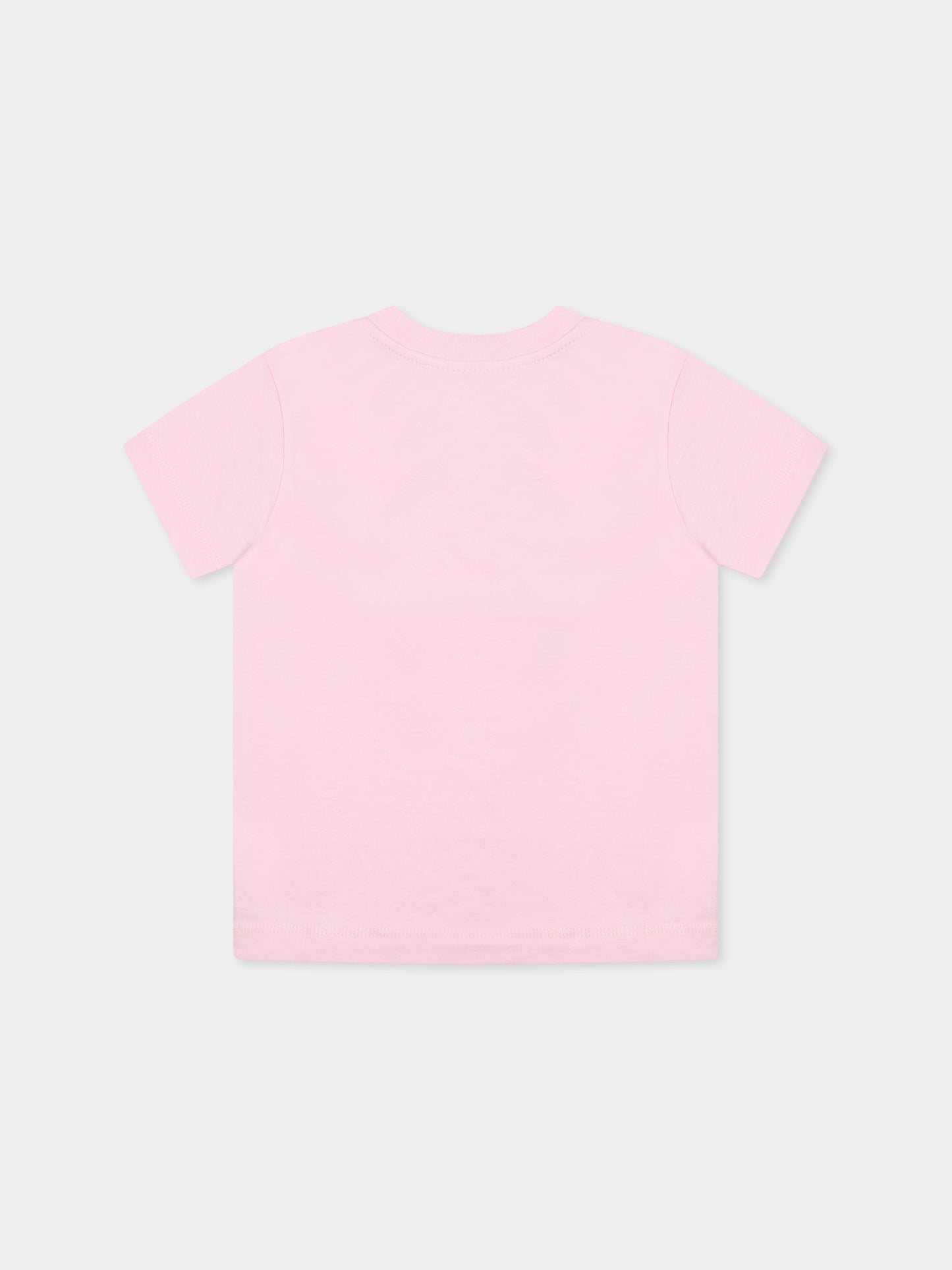 T-shirt rosa per neonata con logo,Marni Kids,M01438 M00RF MT276B 0M347