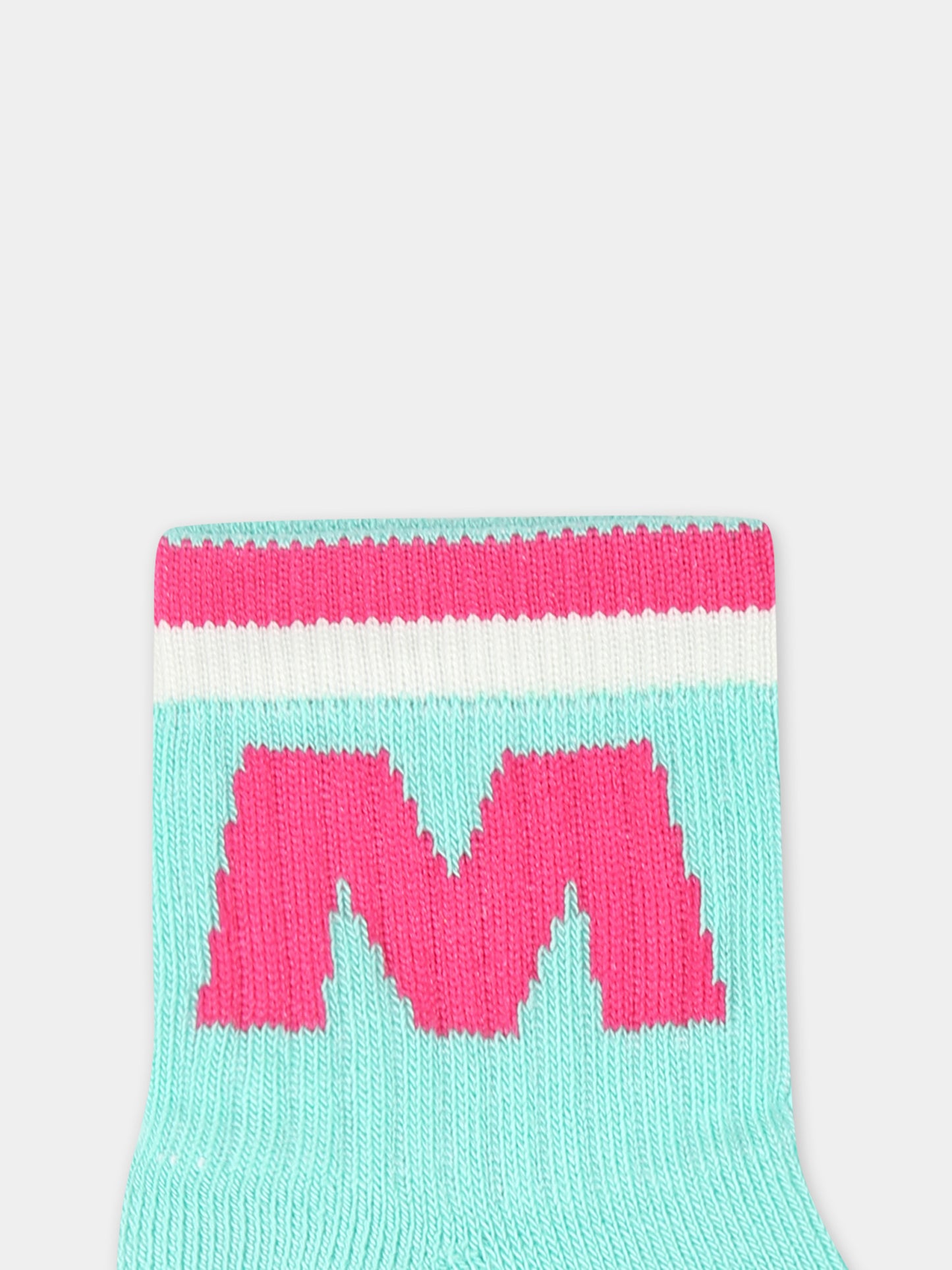 Calze verdi per neonati con logo,Marni Kids,M01468 M00U1 MZ35B 0M851