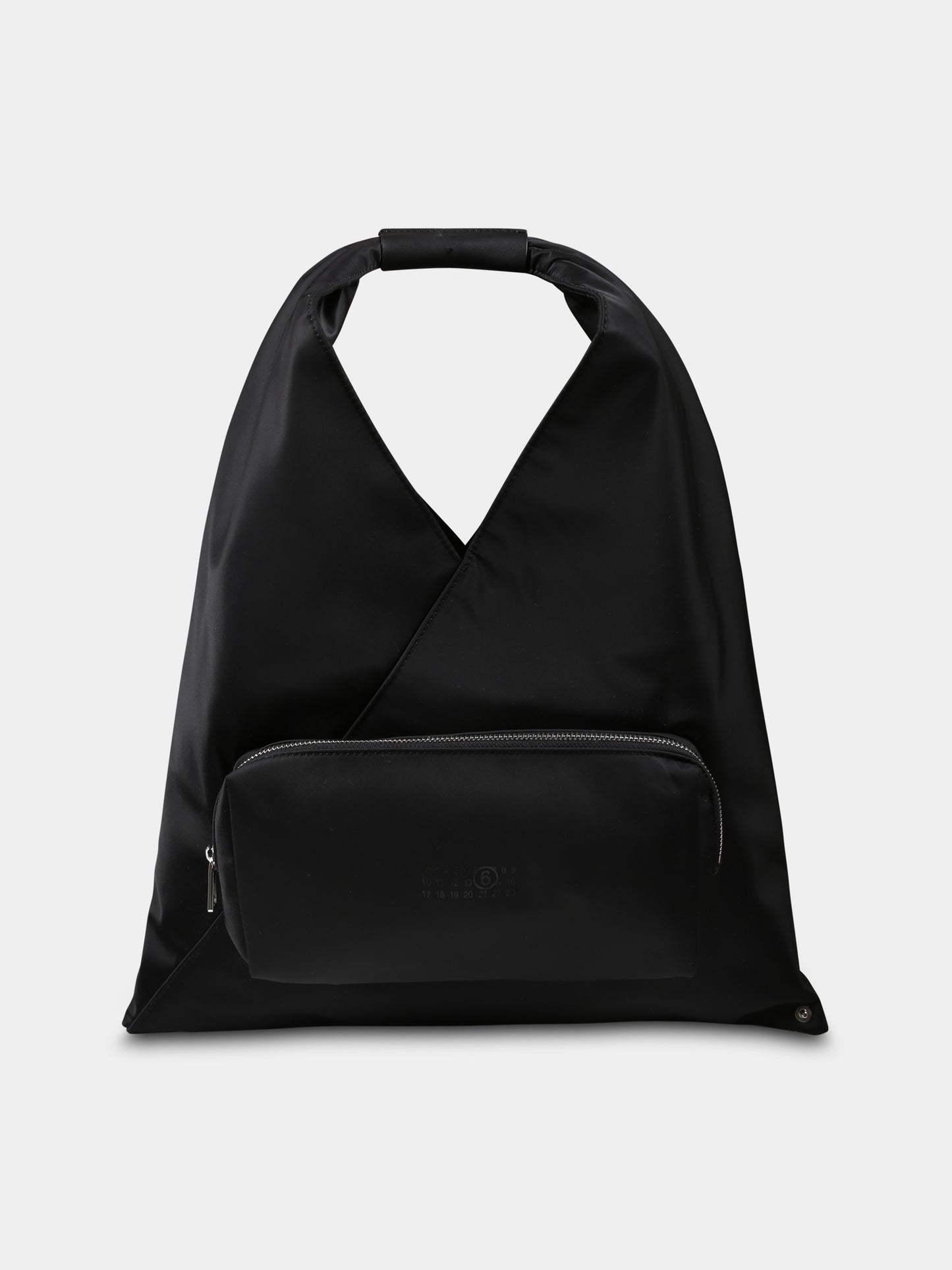 Borsa Japanese nera per bambina con logo,Mm6 Maison Margiela,M60821 P6416 JAPANESE W POCKET T8013