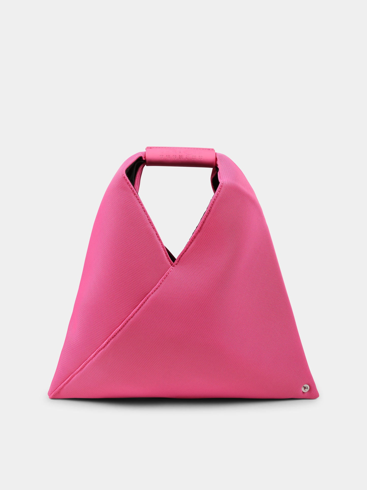 Borsa Japanese fucsia per bambina con logo,Mm6 Maison Margiela,M60606 P6414 JAPANESE MINI T4234