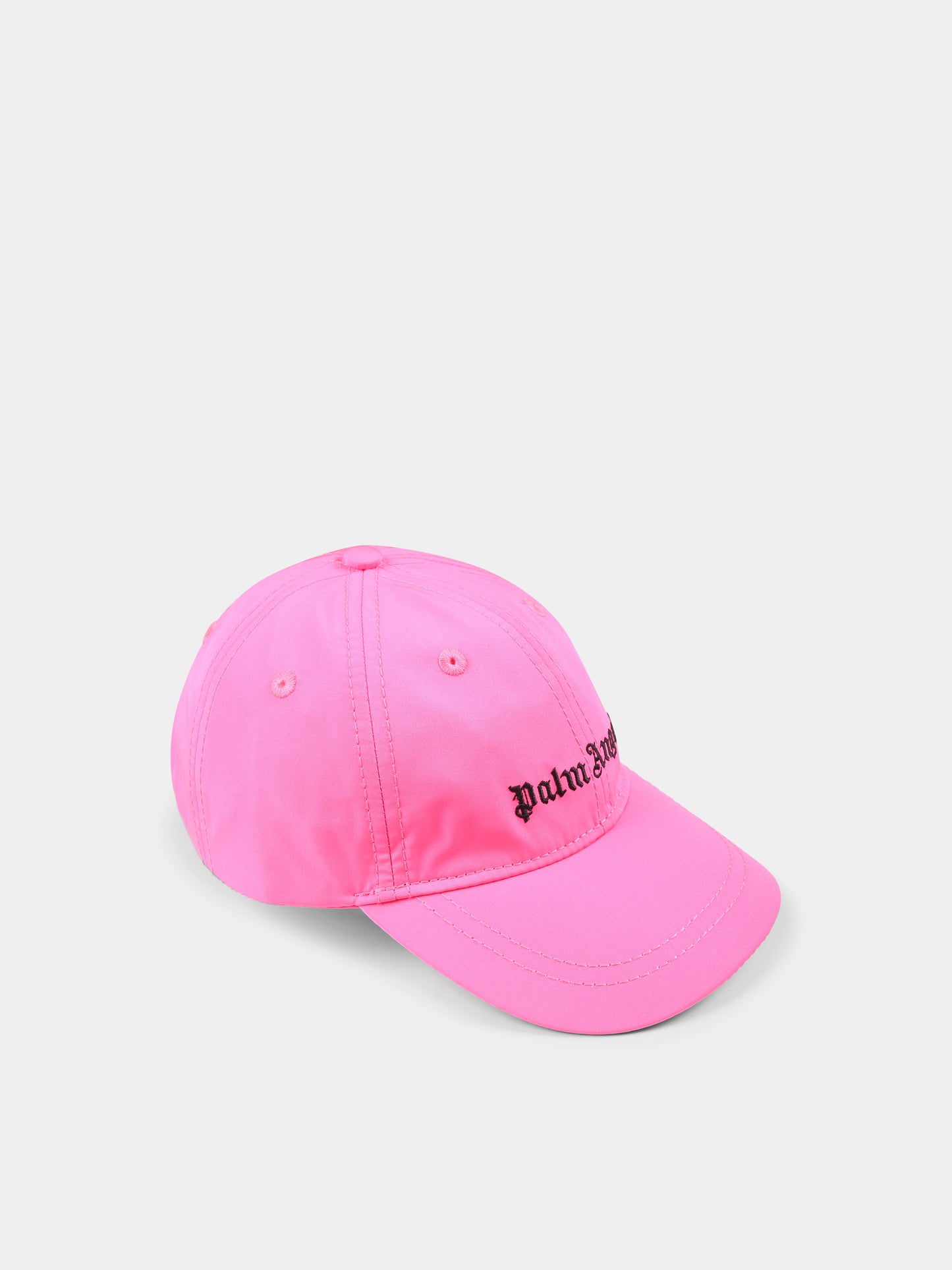 Fuchsia hat for girl with logo