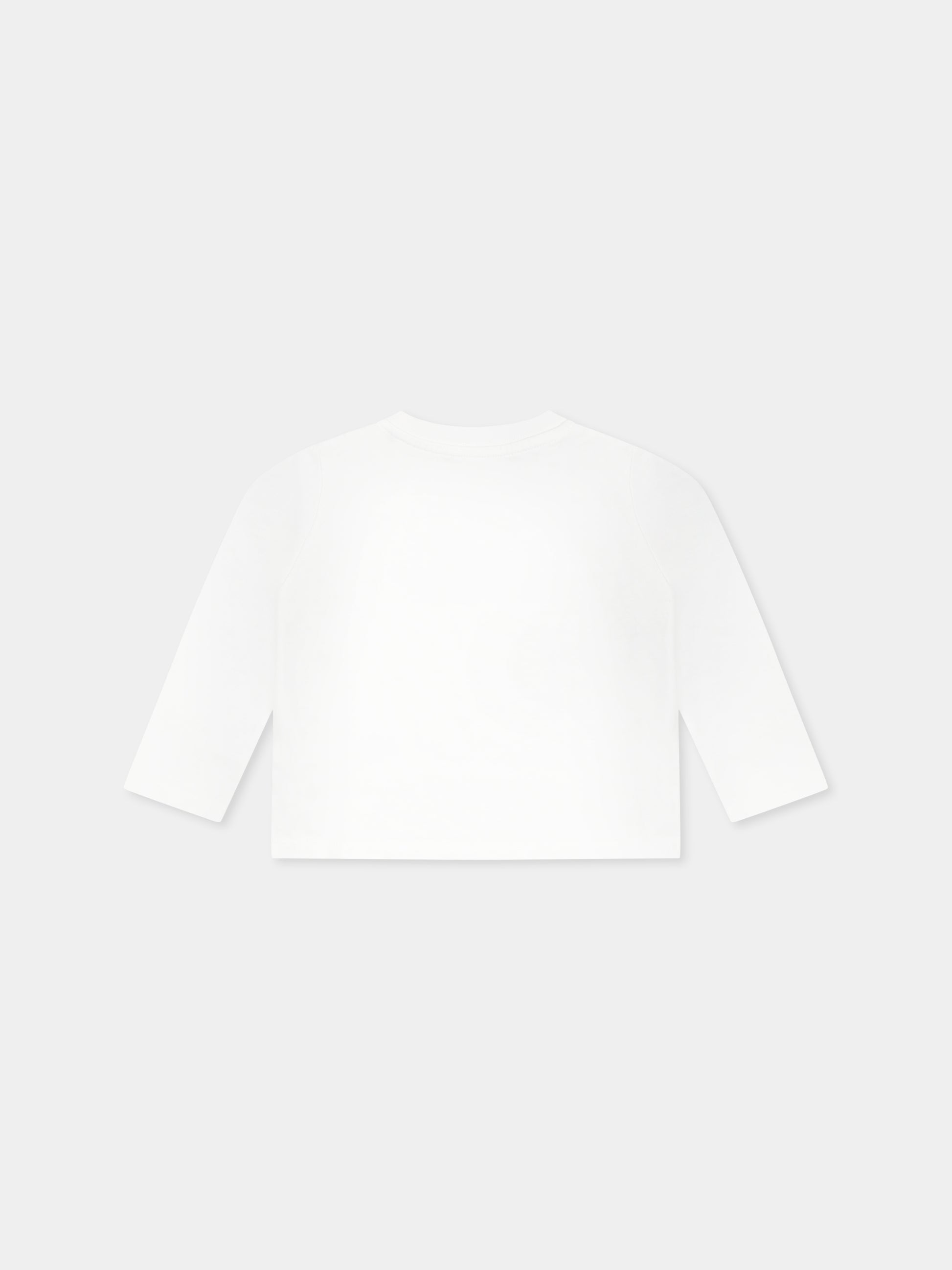 T-shirt bianca per neonato con logo,Off White,OBXB001S25JER0040110