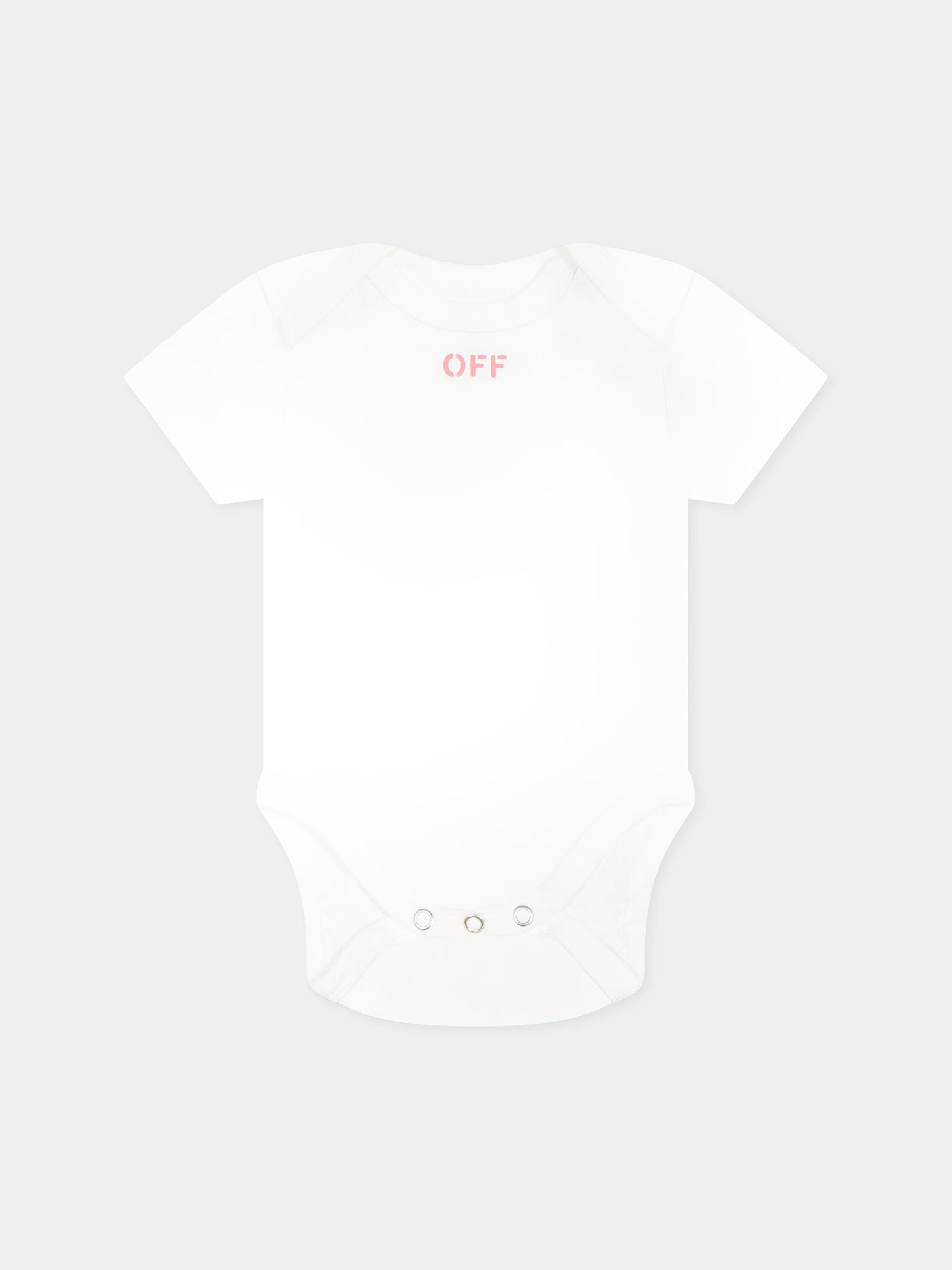 Set body multicolor per neonata con logo,Off White,OG2X009S25JER0018484