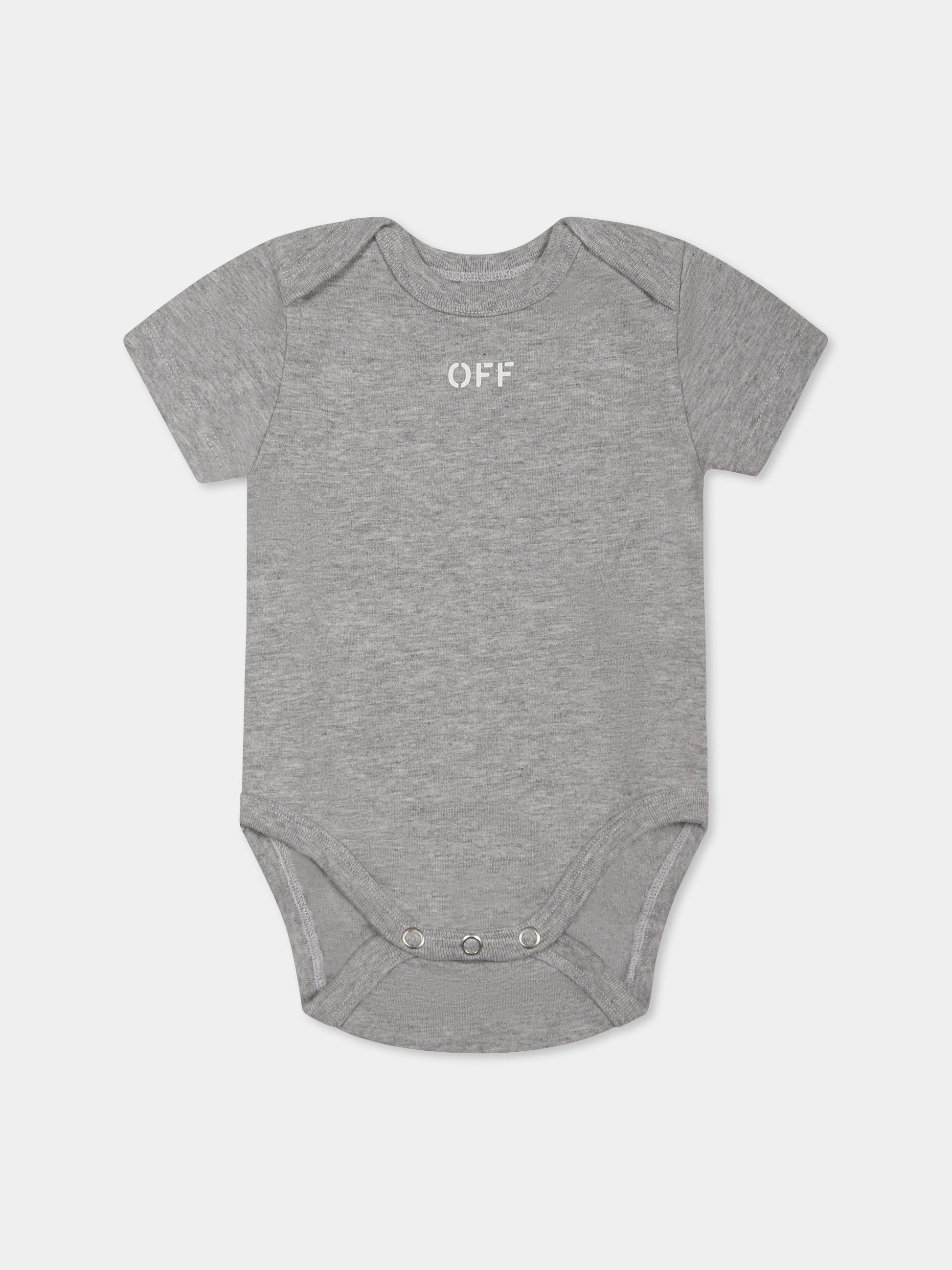 Set body multicolor per neonata con logo,Off White,OG2X009S25JER0018484