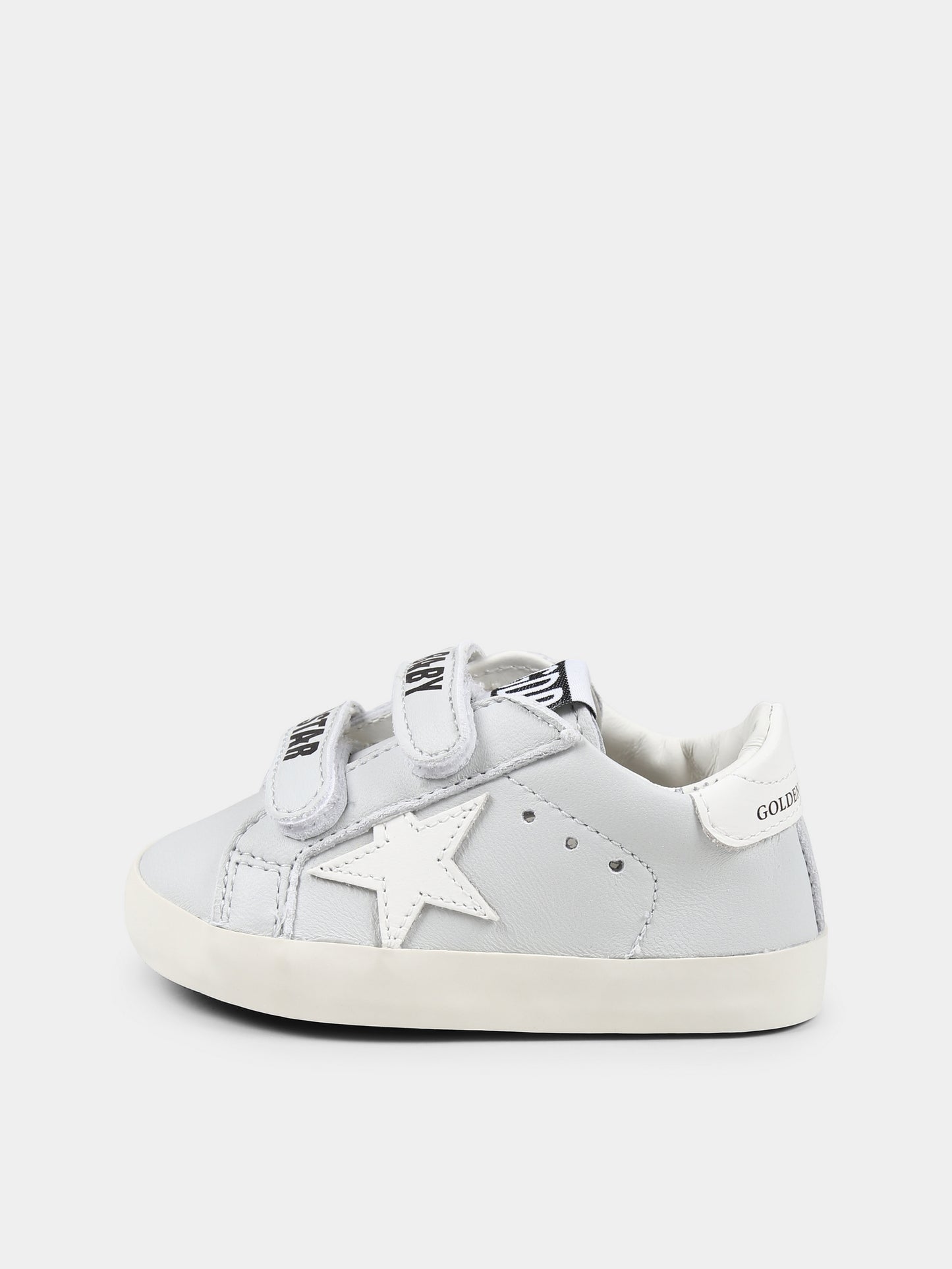 Sneakers Baby School celesti per neonato con stella,Golden Goose,GIF00166 F006741 15616