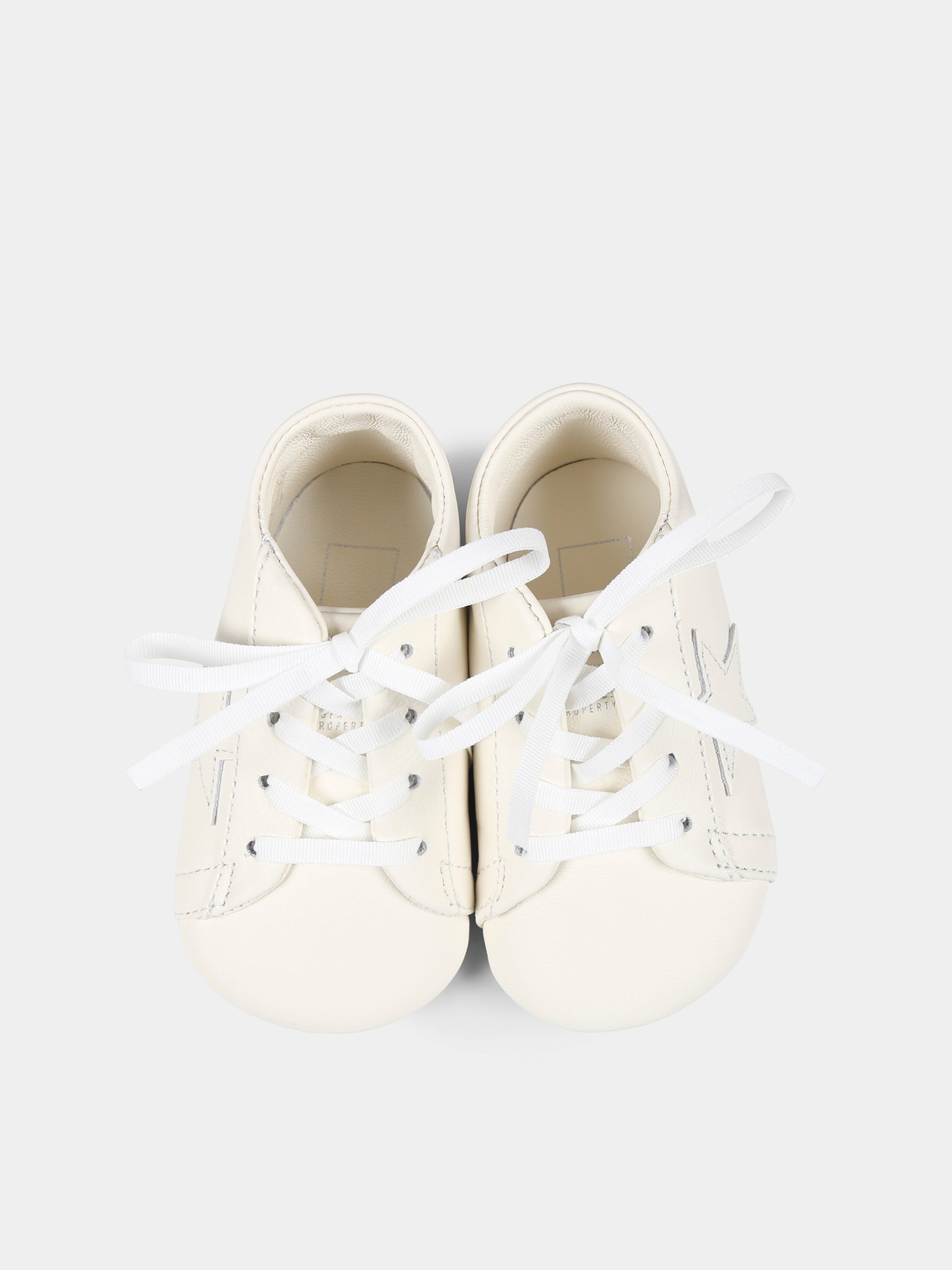 Sneakers Joy avorio per neonati con stella,Golden Goose,GIF00877 F007065 10359