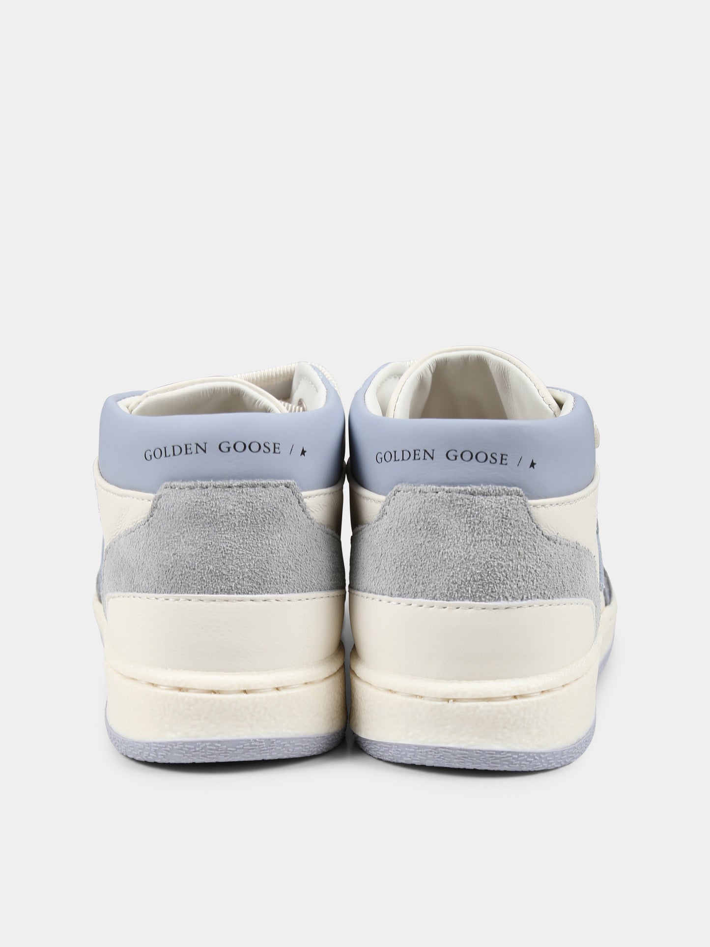 Sneakers June avorio per neonato e bambino con stella,Golden Goose,GJF00773 F006746 82860