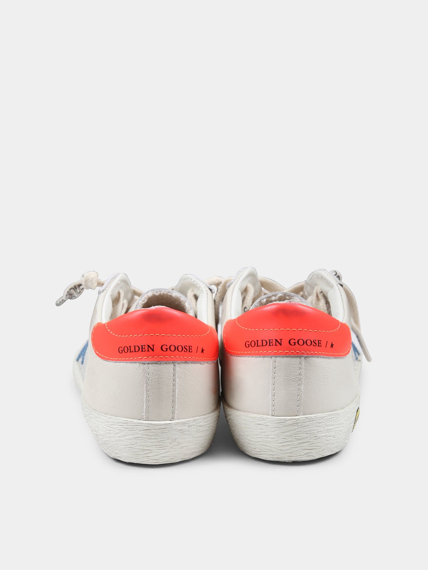 Sneakers Super Star avorio per bambini con stella,Golden Goose,GJF00103 F006754 12150