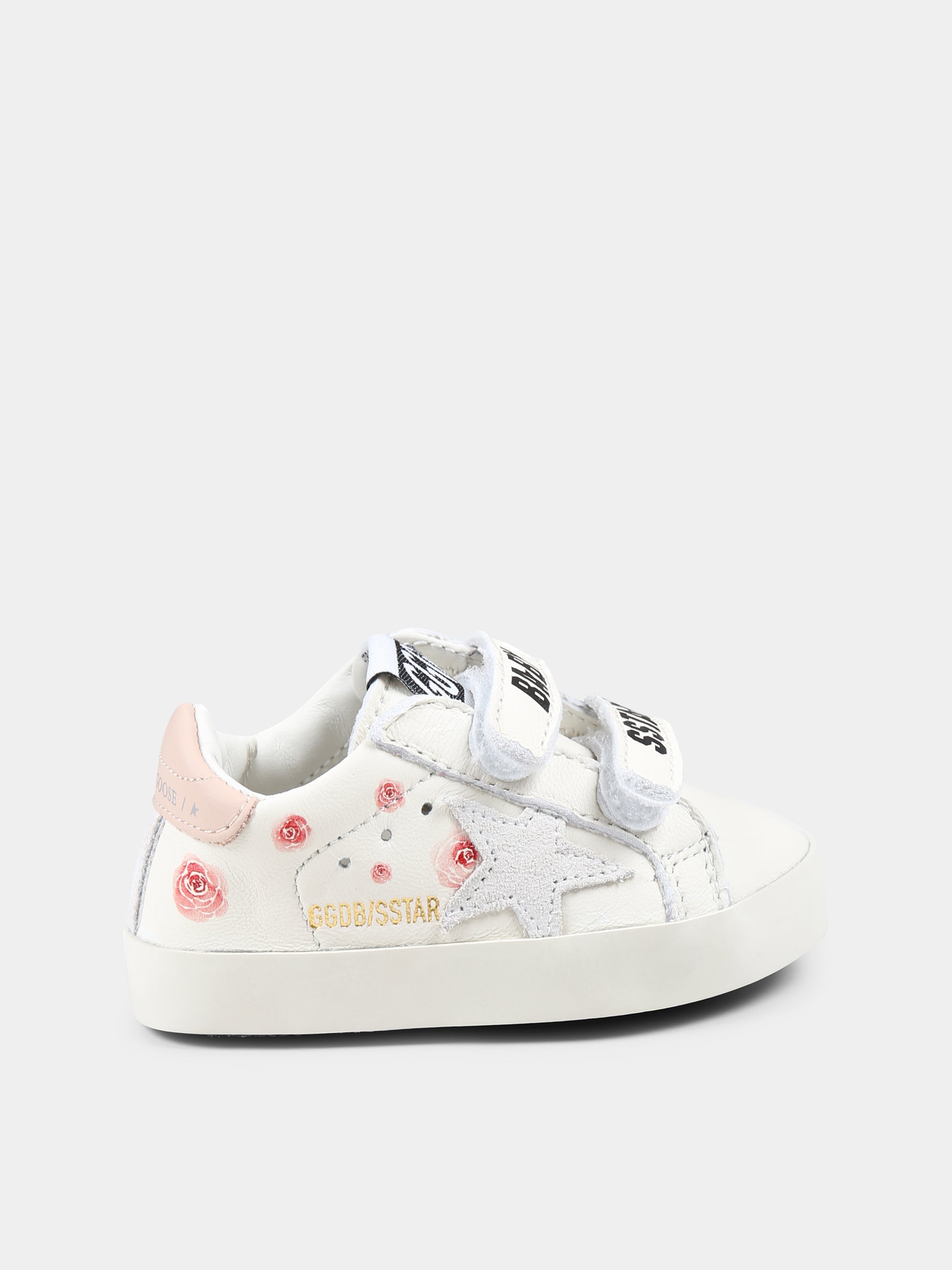 Sneakers bianche per neonata con stella,Golden Goose,GIF00166 F006745 10318