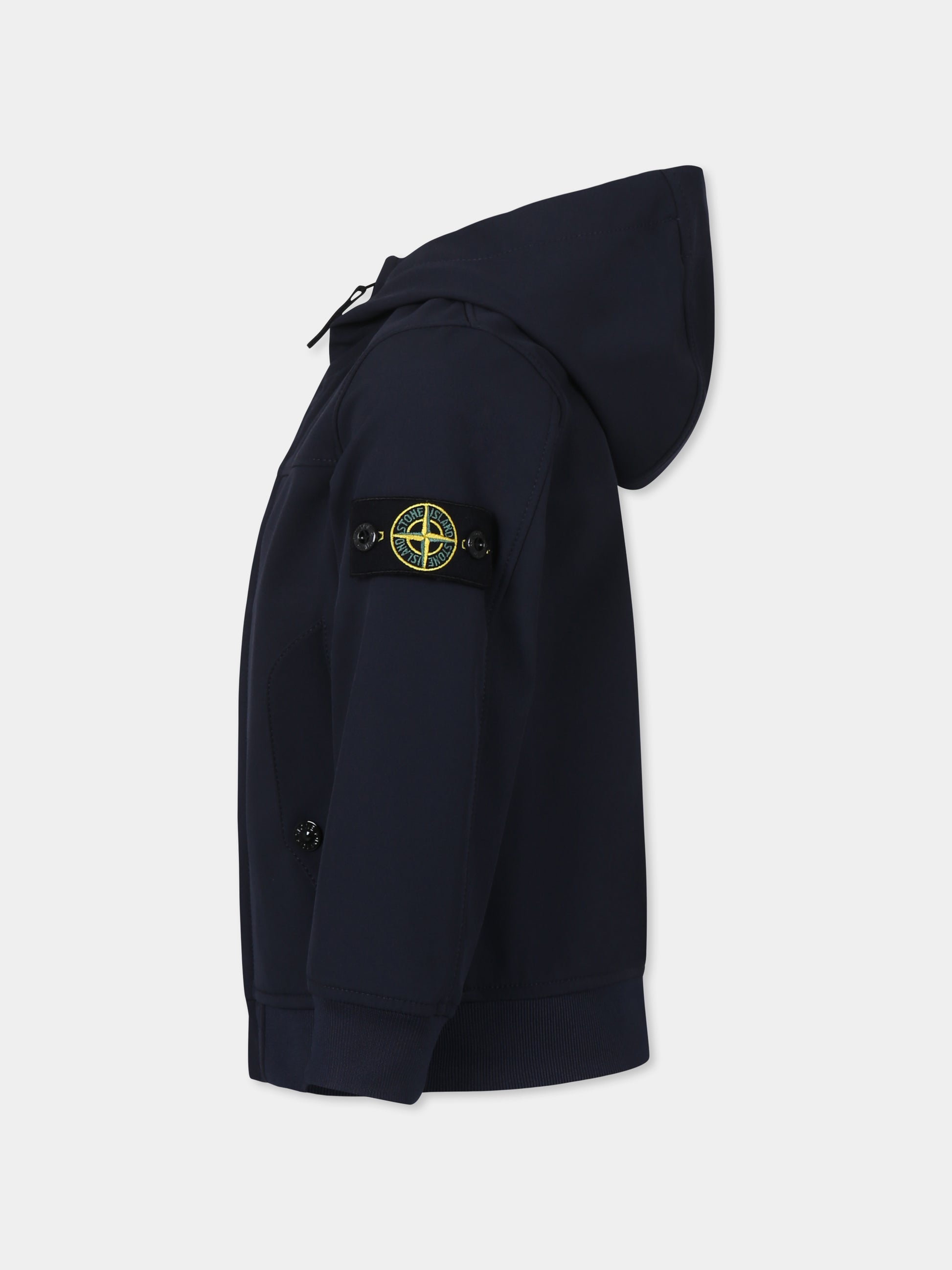 Giubbotto blu per bambino con bussola,Stone Island Junior,K1S16 4100002 S0A22 V0020