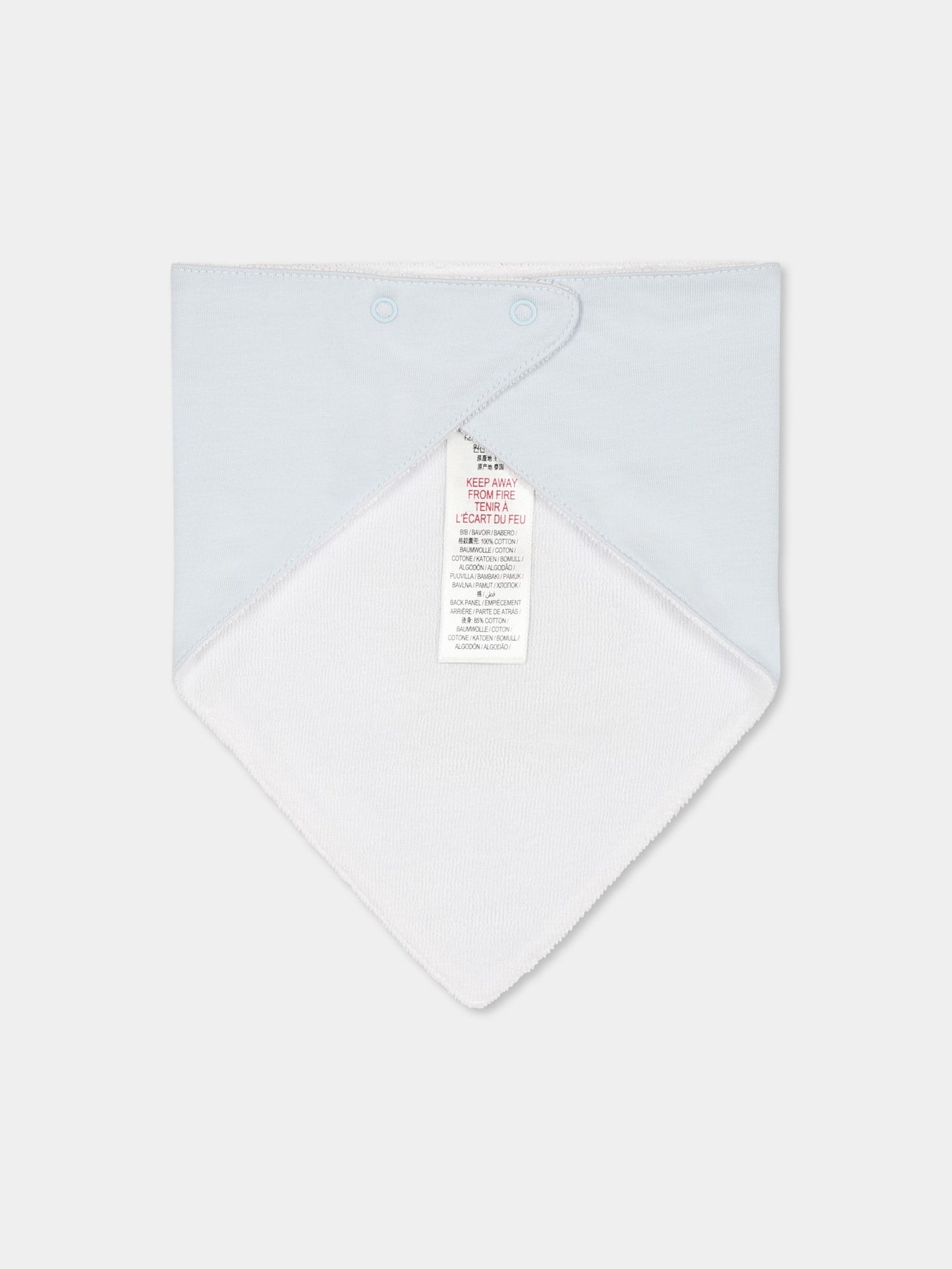 Multicolor bibs set for babykids with animals