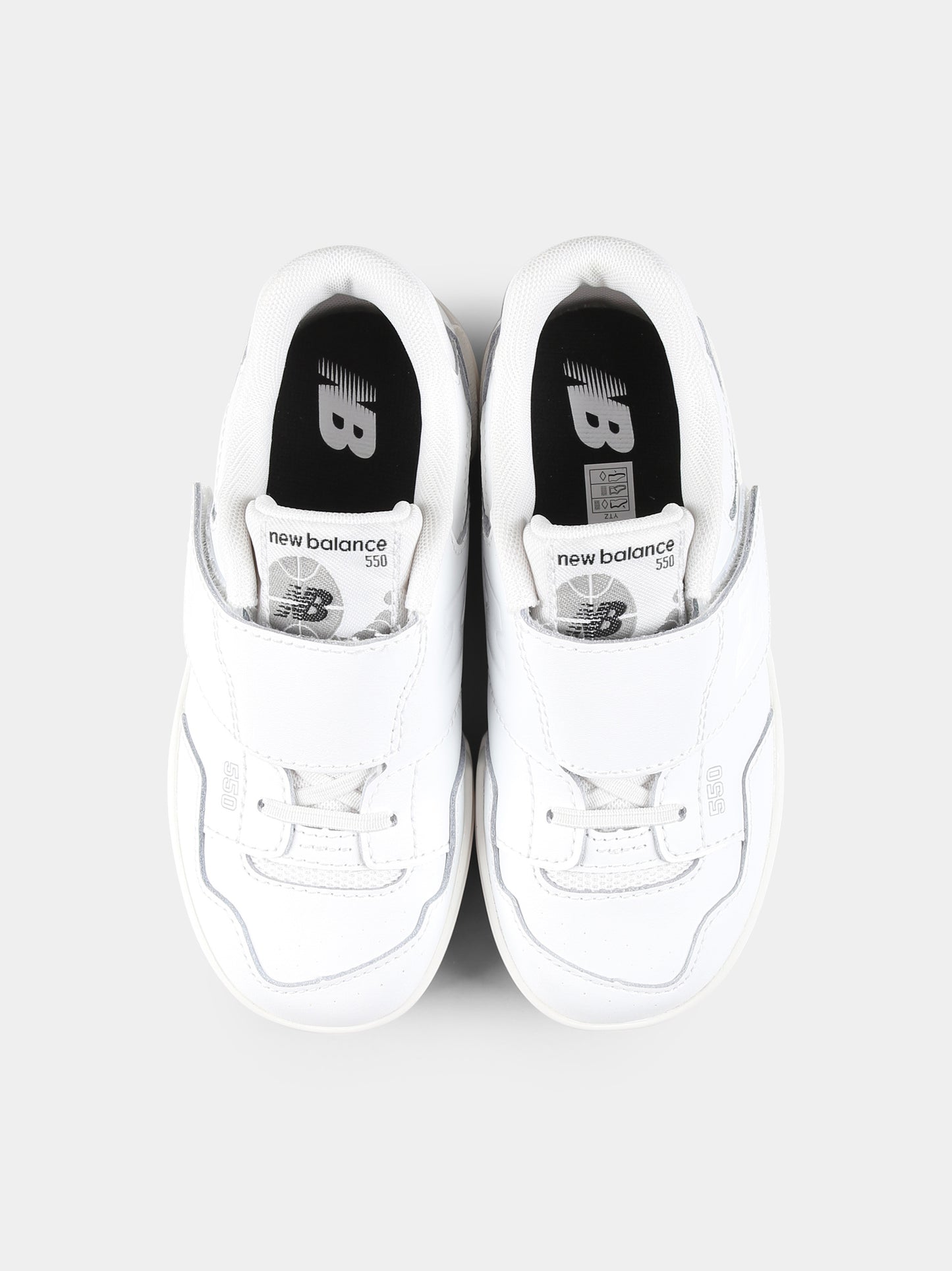 Sneakers 550 bianche per bambini,New Balance,IHB550PB