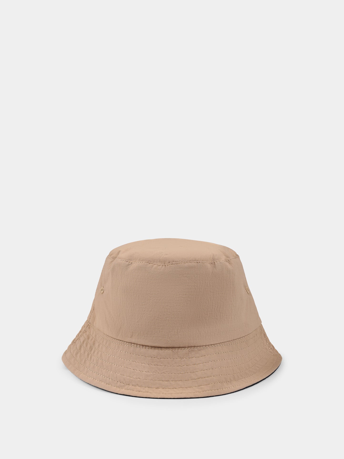 Brown cloche for boy with logo