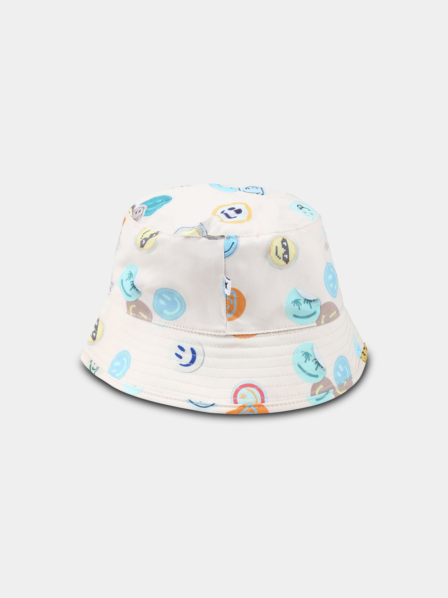 Ivory cloche for kids with smile