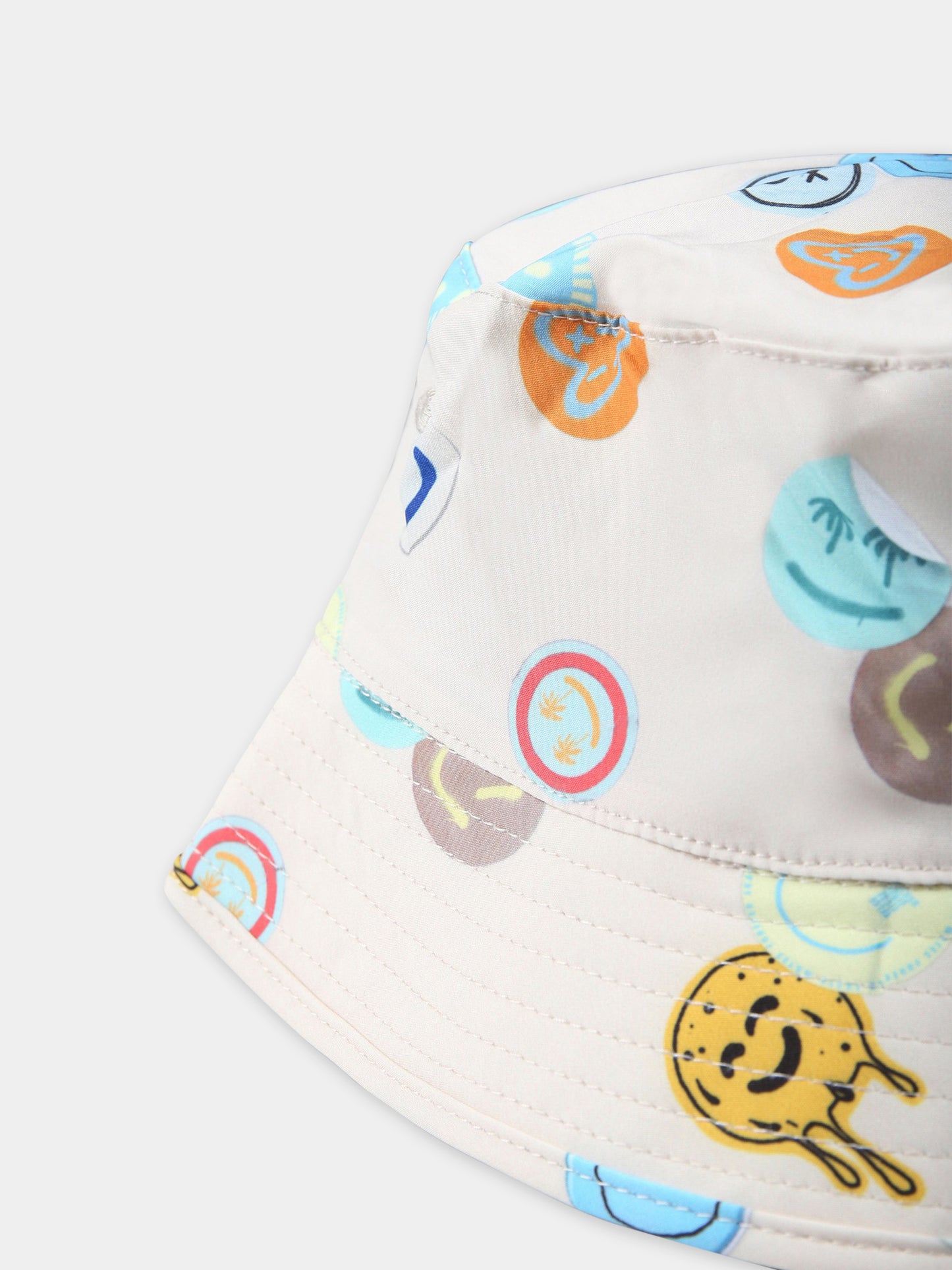 Ivory cloche for kids with smile
