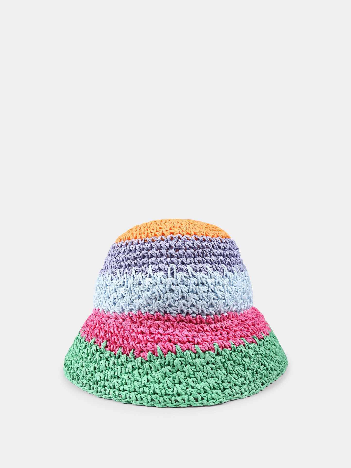 Cloche multicolor Striped Strawhat per bambina,Molo,7S25Y309 3786