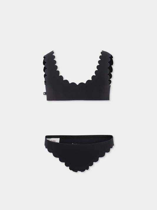 Black bikini for girl