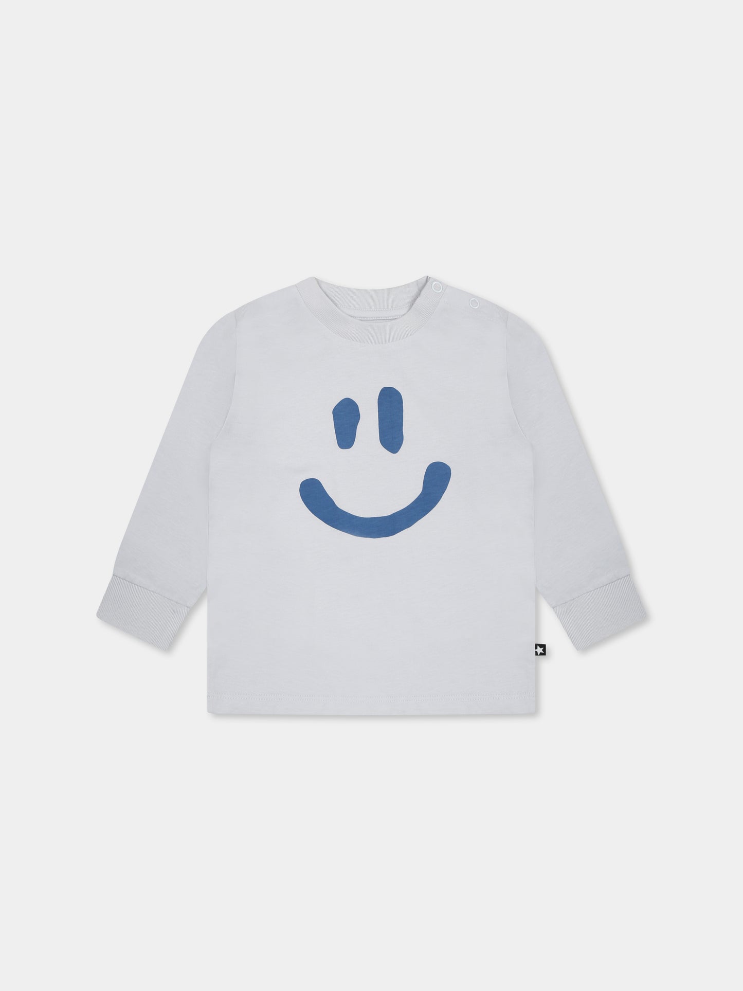 T-shirt celeste Eloy per neonati con smile,Molo,6S25A404 5446