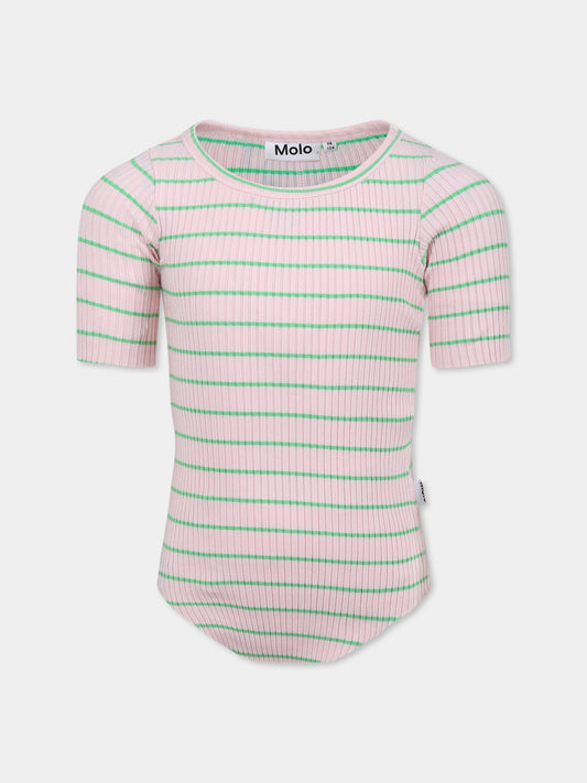 T-shirt rosa Ronelle per bambina,Molo,2S25A204 9297