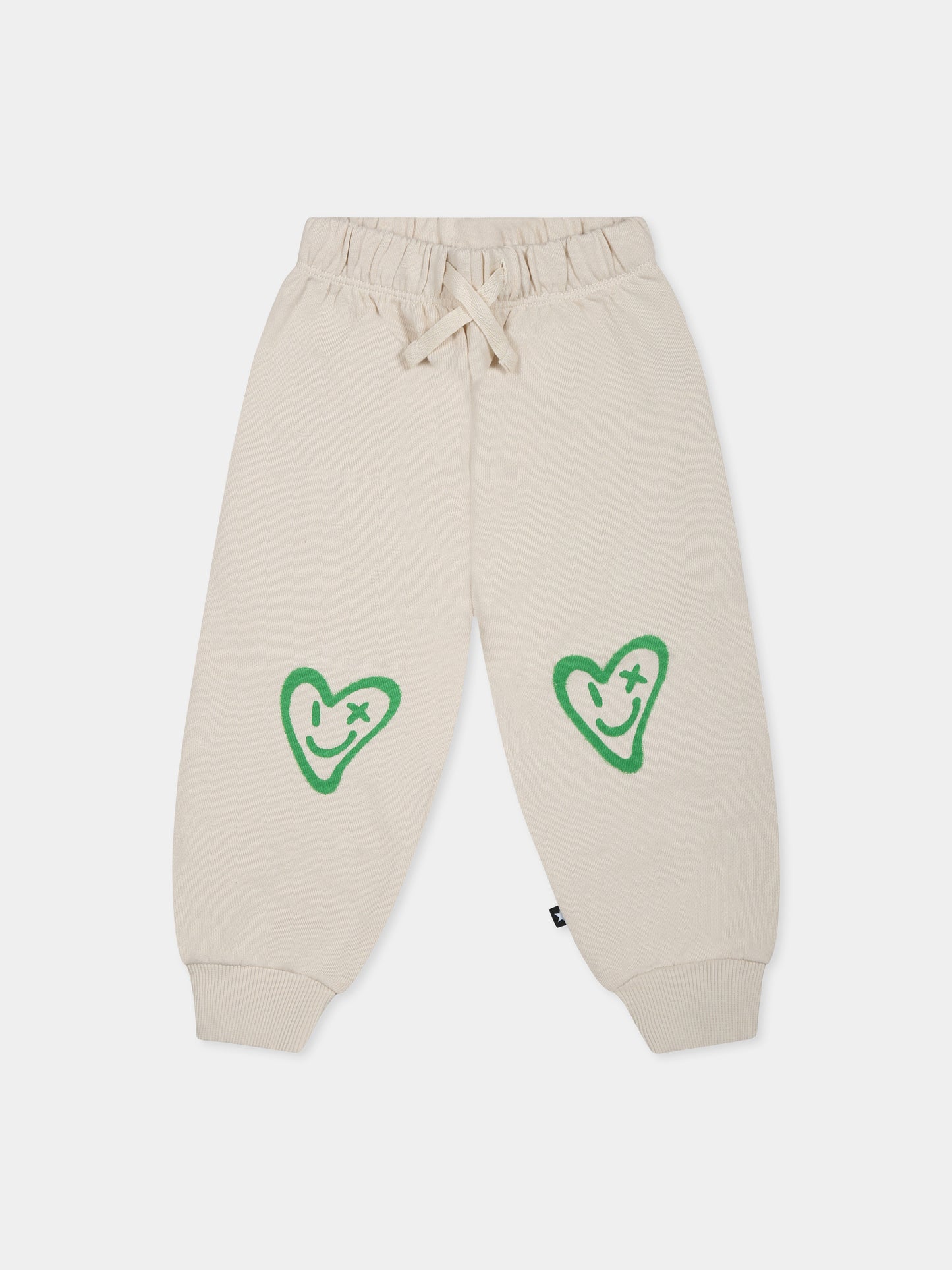 Ivory trousers for baby girl