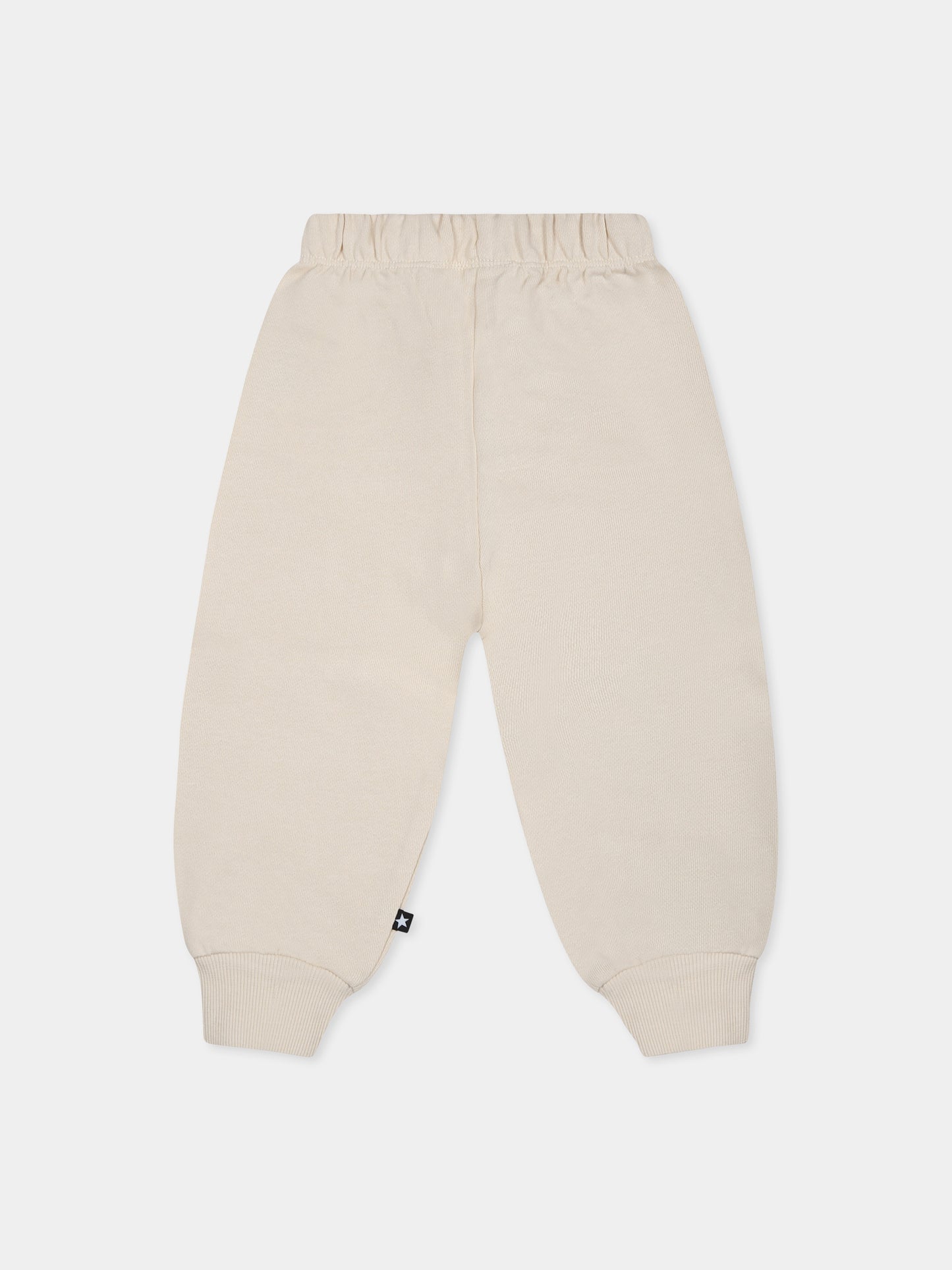 Ivory trousers for baby girl