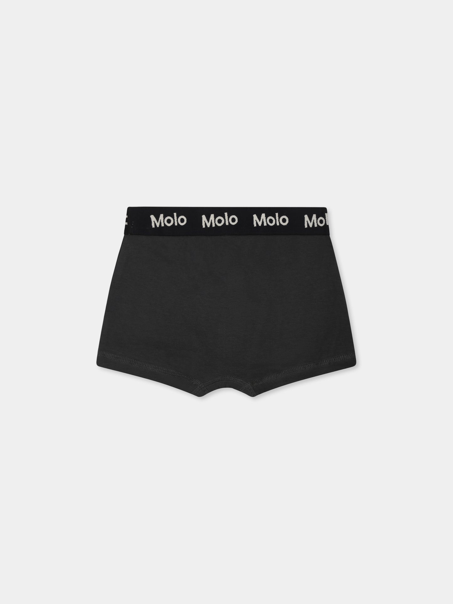 Set boxer multicolor Justin per bambino con logo e stampa palla,Molo,1S25Q201 9351