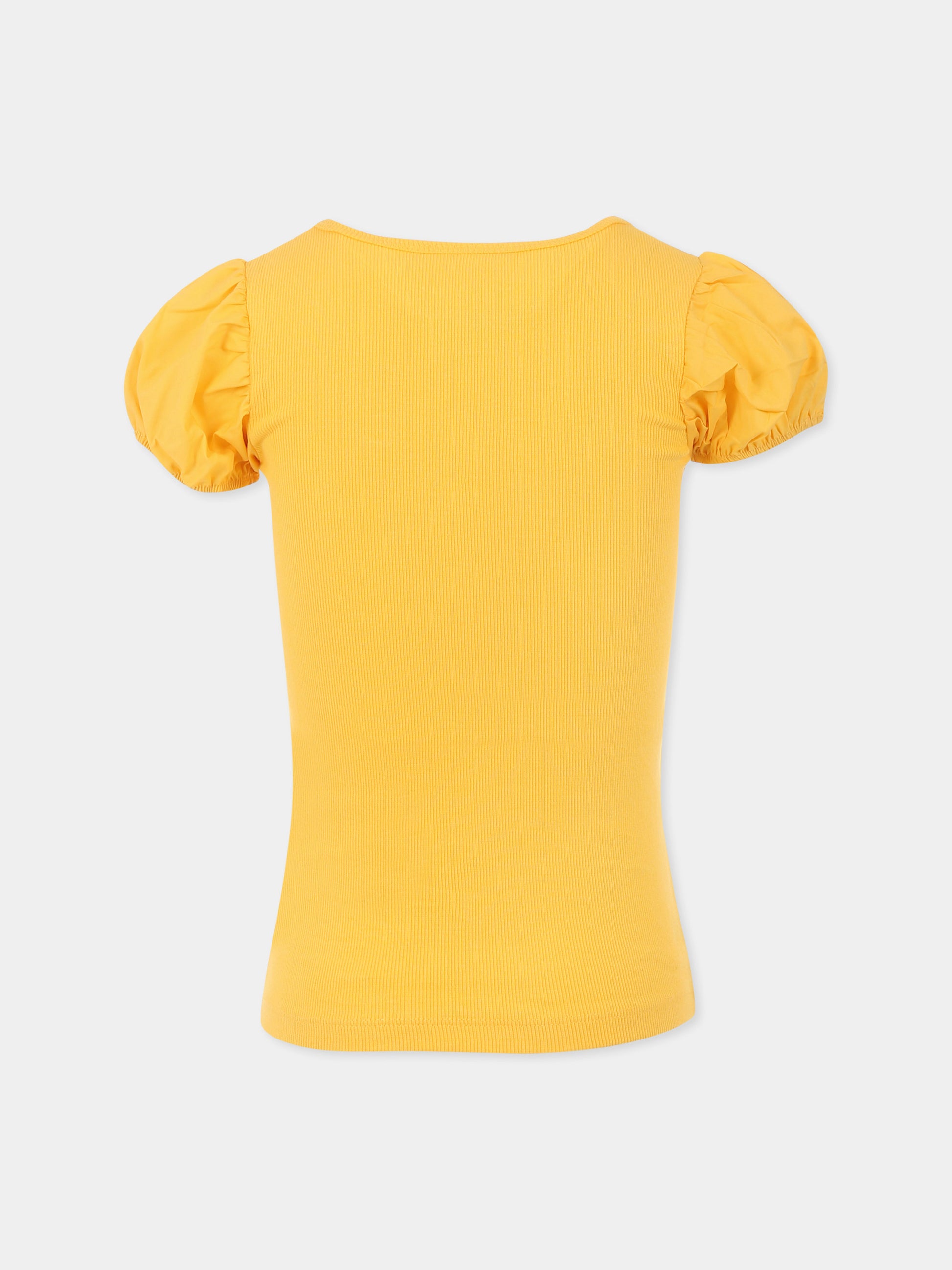 T-shirt gialla per bambina,Molo,2S25A203 2234