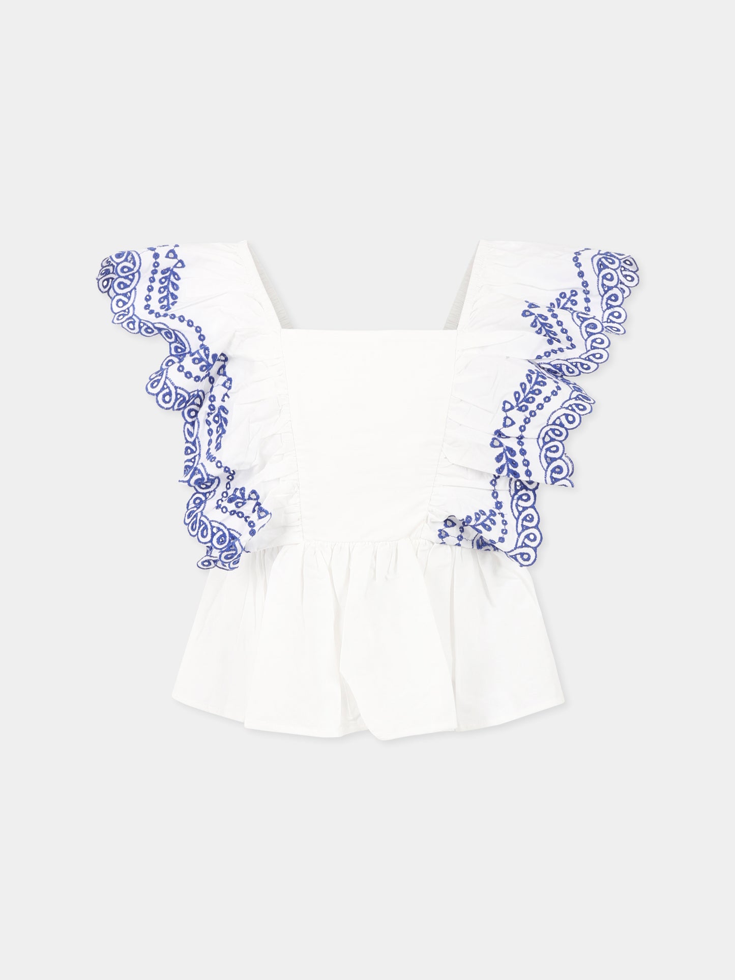 Top crop Rosamond bianco per bambina,Molo,2S25C304 5474