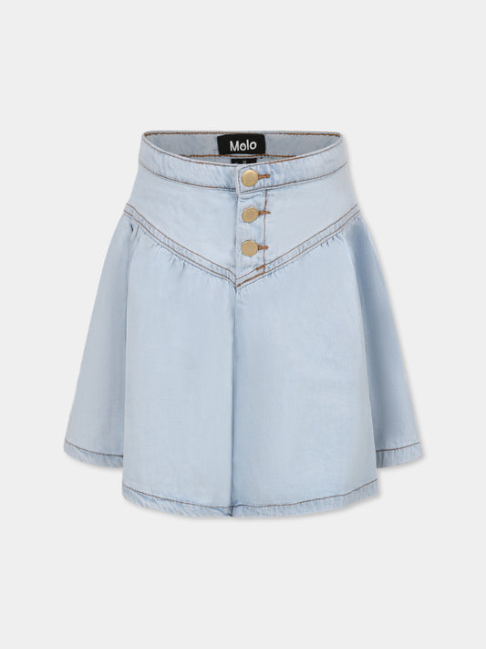 Gonna Betsy denim per bambina,Molo,2S25D115 5487