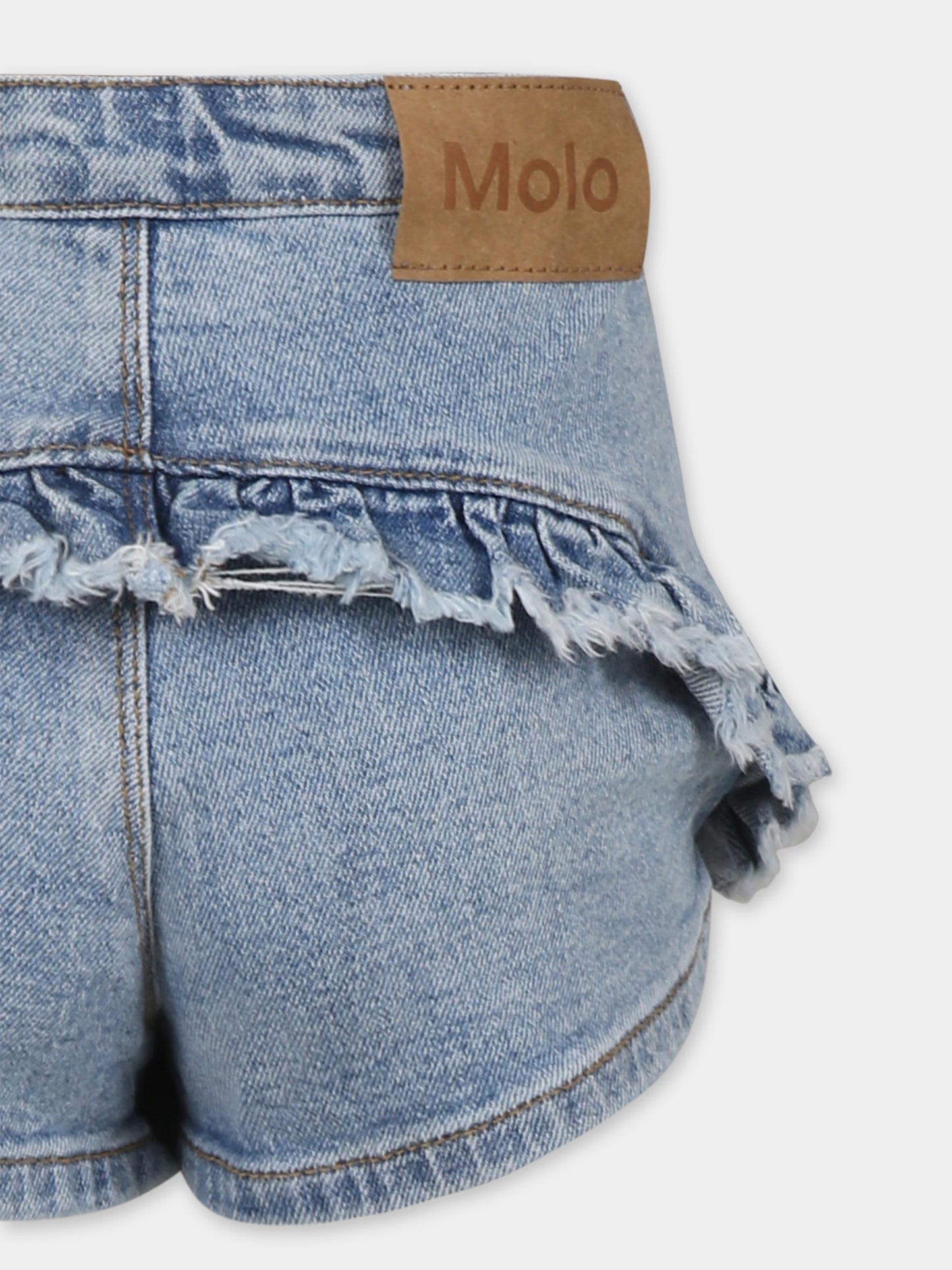 Shorts Agnetha denim for girl,Molo,2S25H109 5418