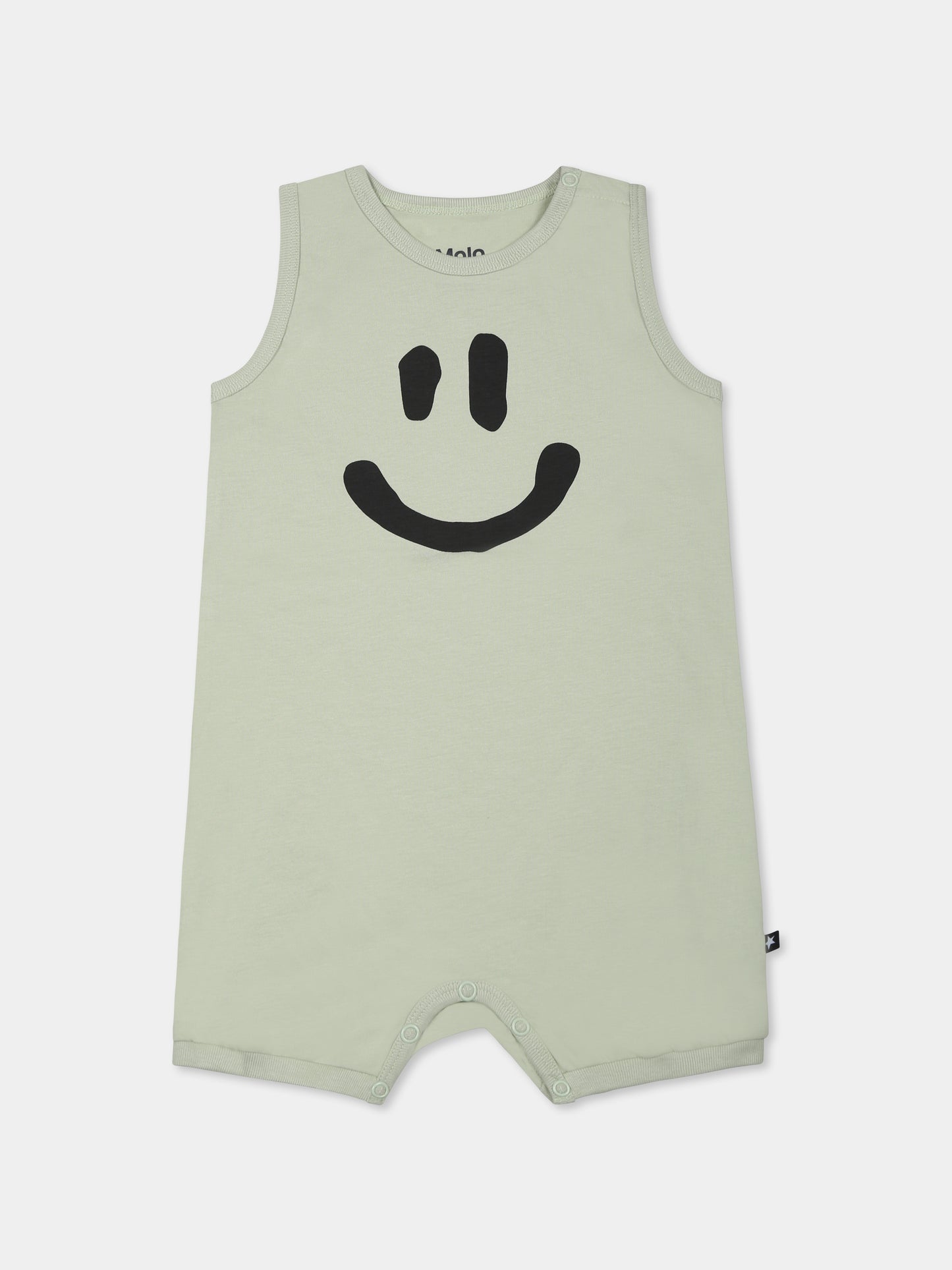 Pagliaccetto Fu verde per neonati con smile,Molo,6S25B403 5406