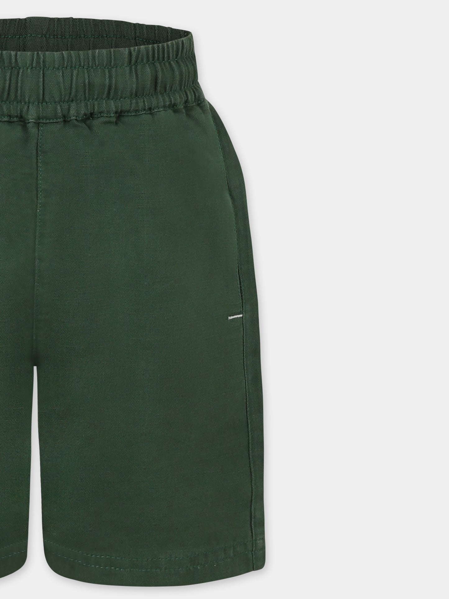 Green shorts for boy