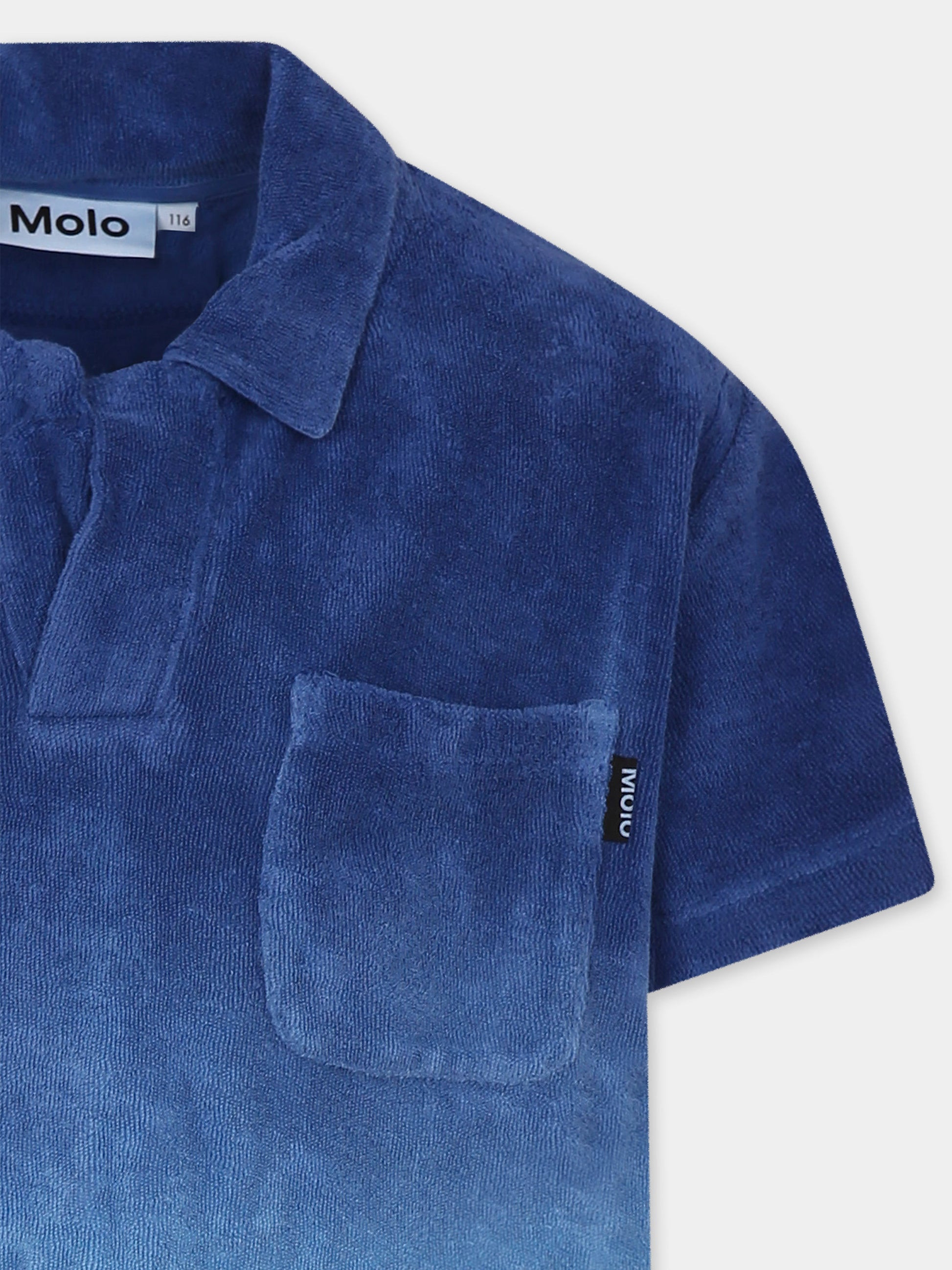 Polo Randel blu per bambino,Molo,1S25A205 5419