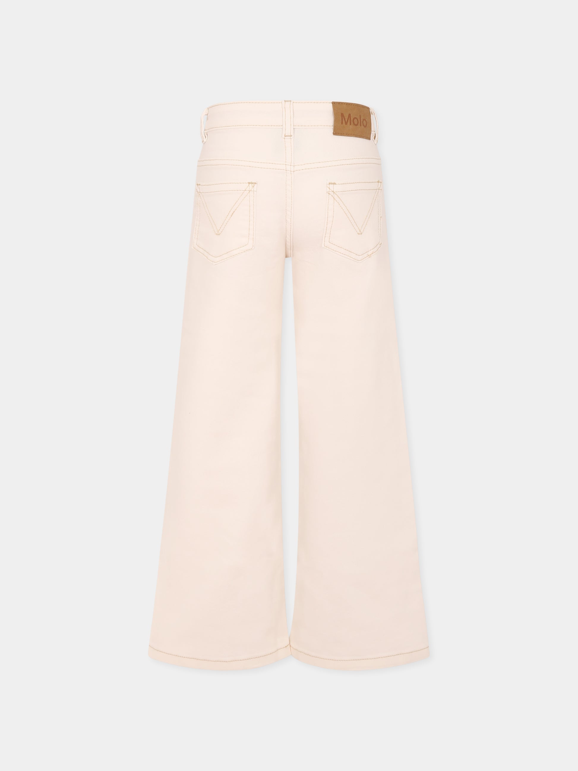 Jeans Asta bianchi per bambina,Molo,2S25I106 5474