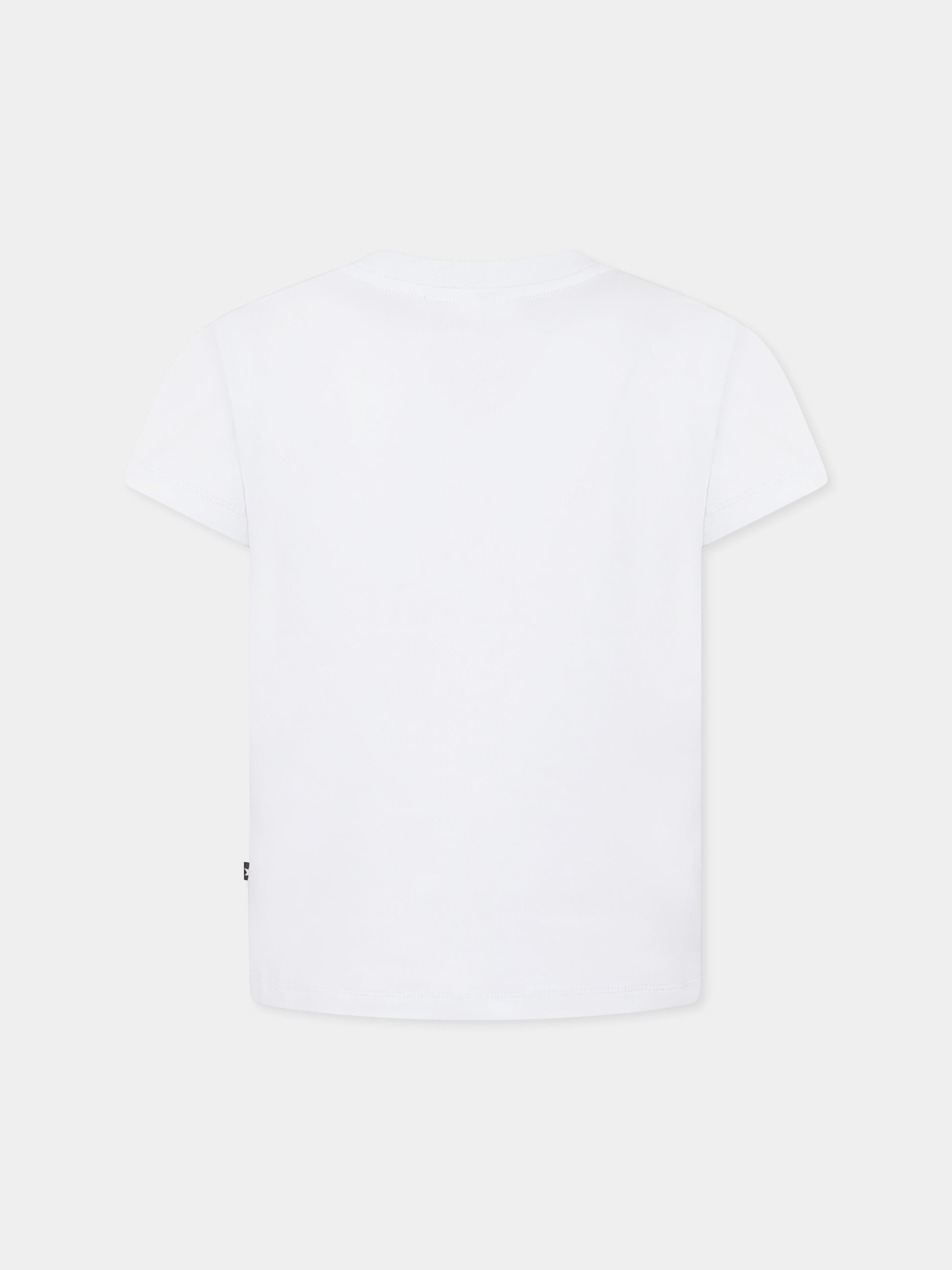 T-shirt Enzo celeste per bambini con gatto,Molo,6S25A204 3914