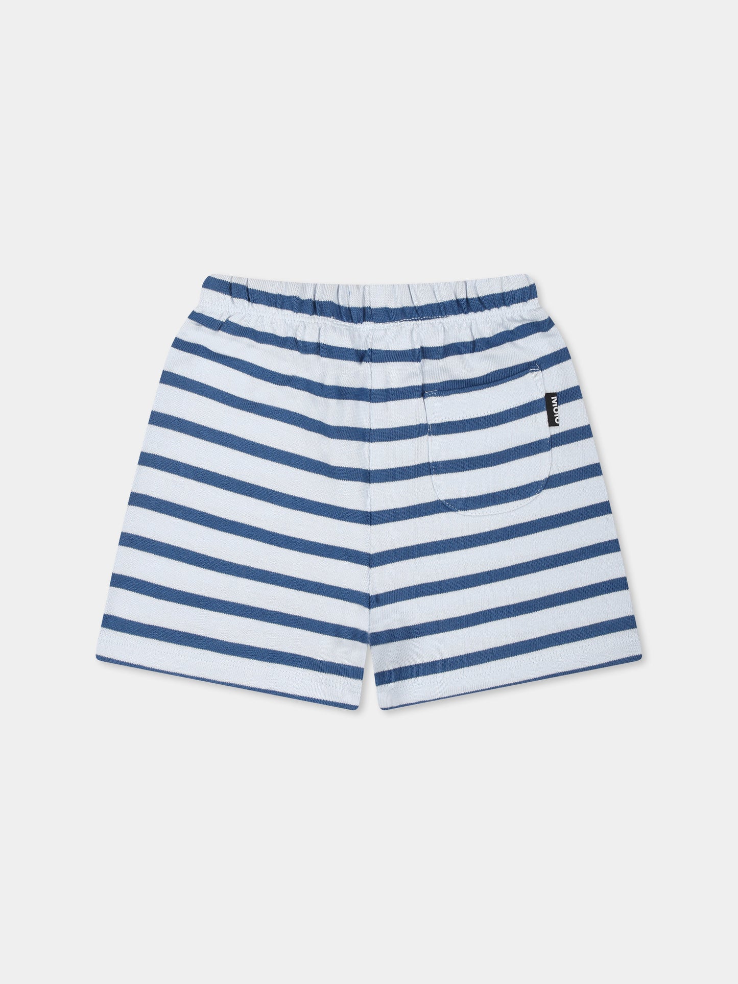 Shorts celesti per neonato con smile,Molo,6S25H202 9313