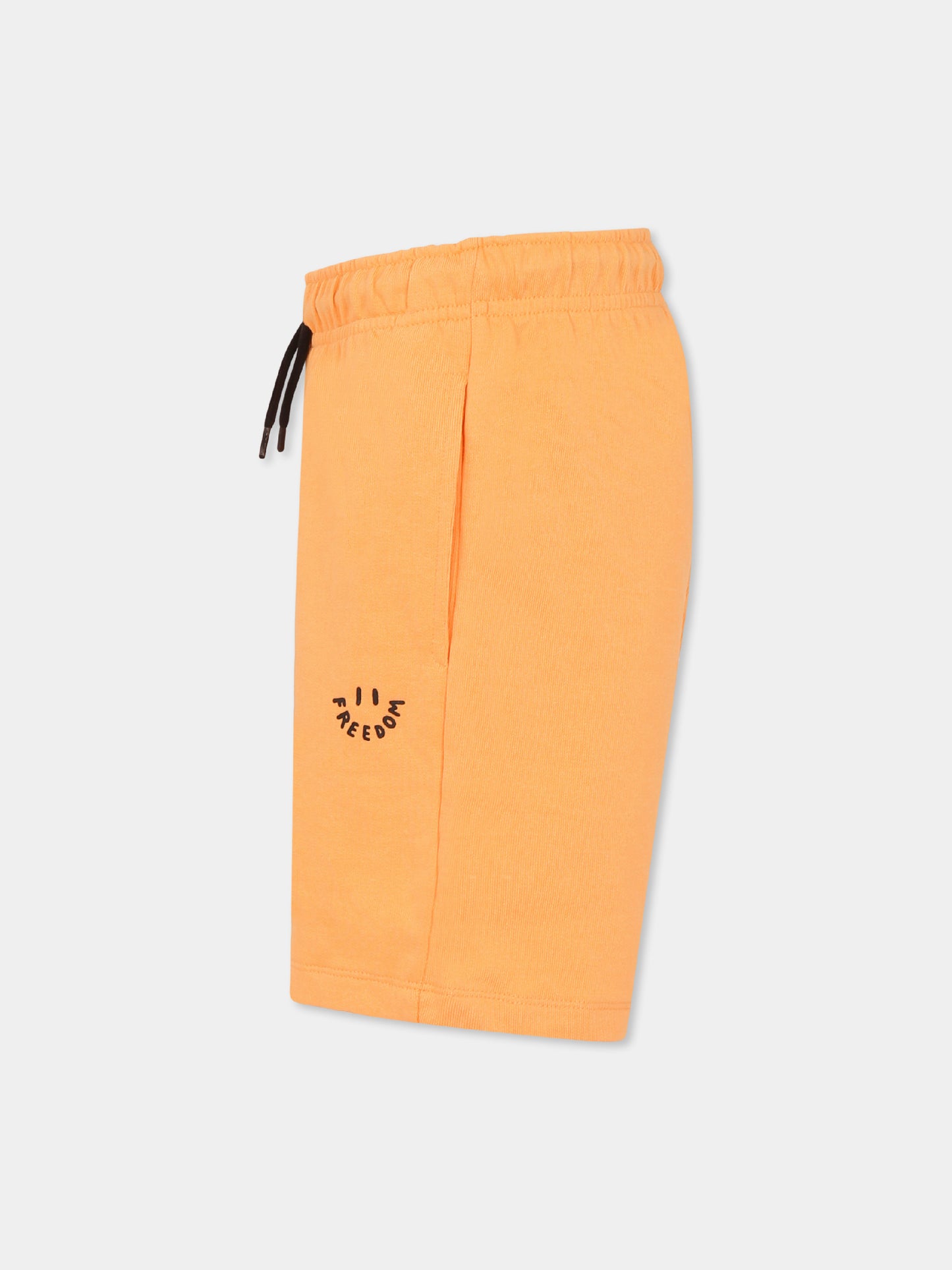 Shorts arancioni per bambini con smile nero,Molo,6S25H204 5432
