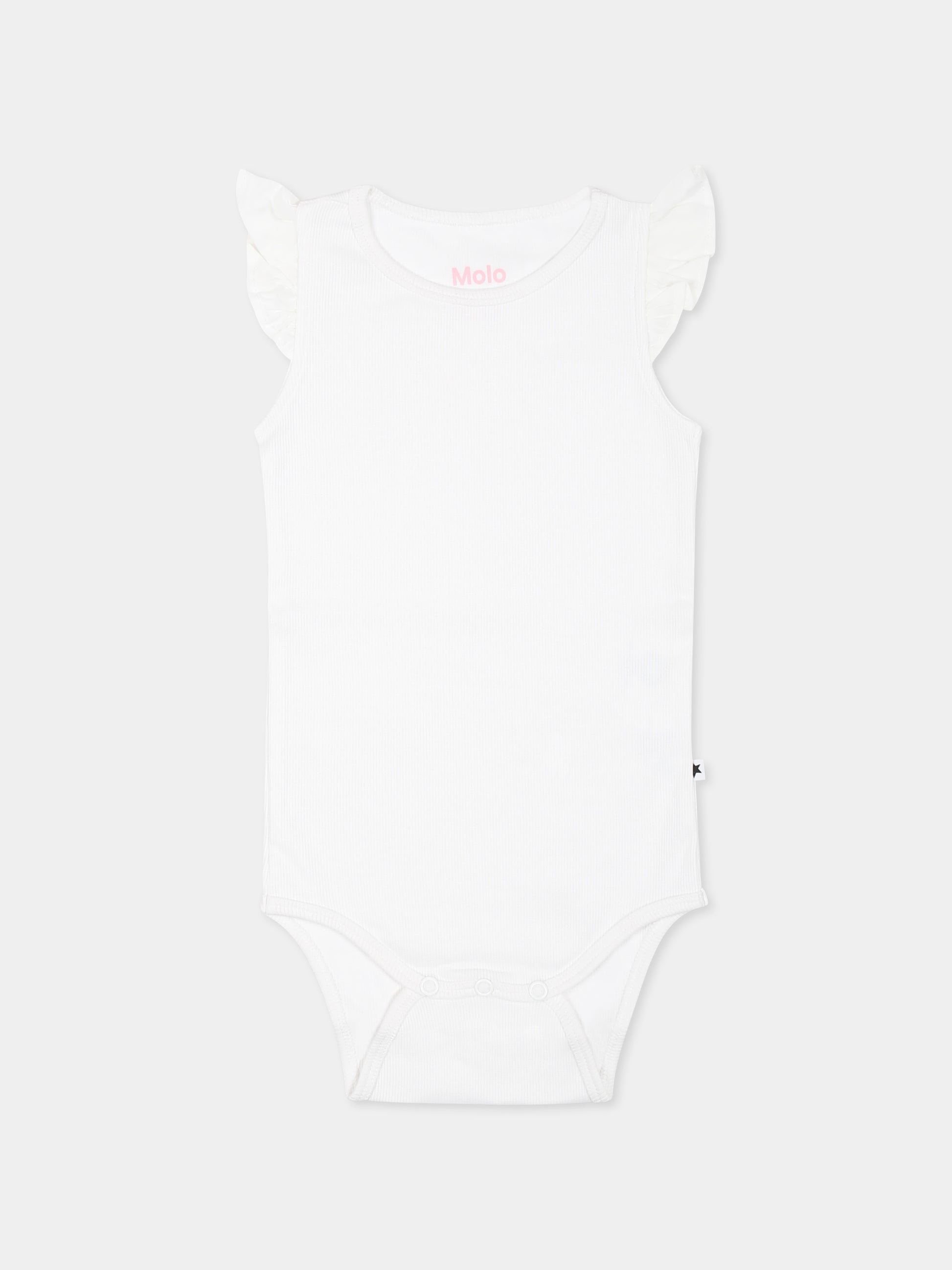 Body Flair bianco per neonata,Molo,4S25B101 5474