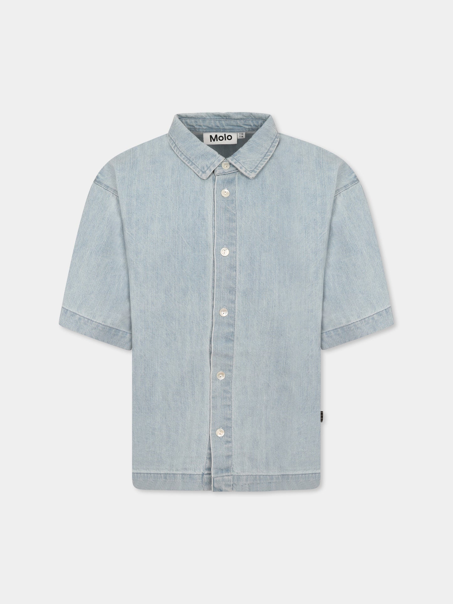 Camicia Richie denim per bambino,Molo,1S25C203 5458