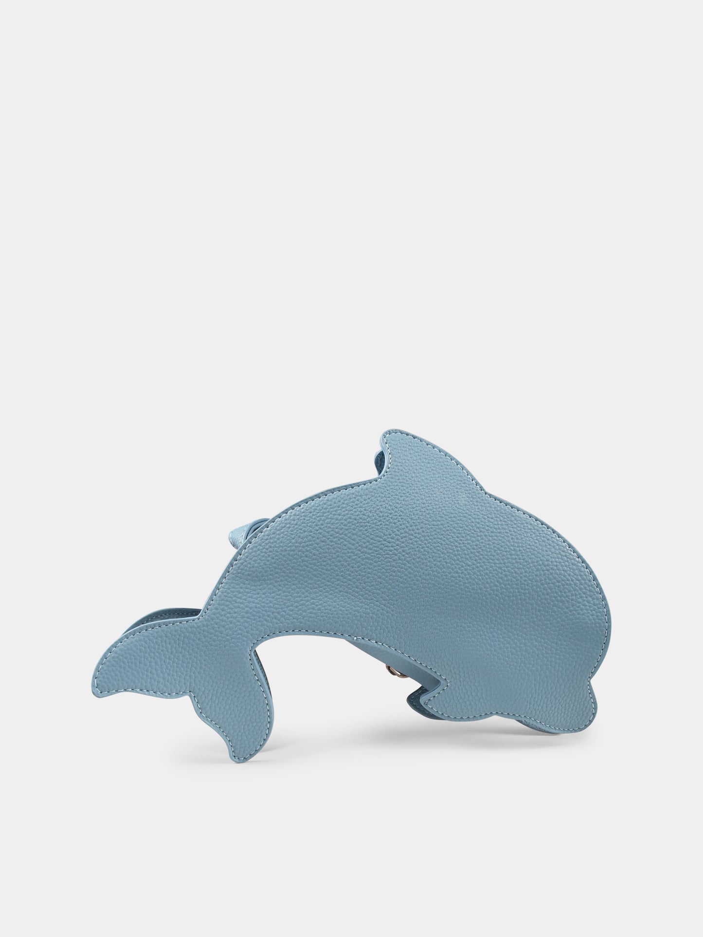 Borsa celeste per bambina con delfino,Molo,7S25V107 5461
