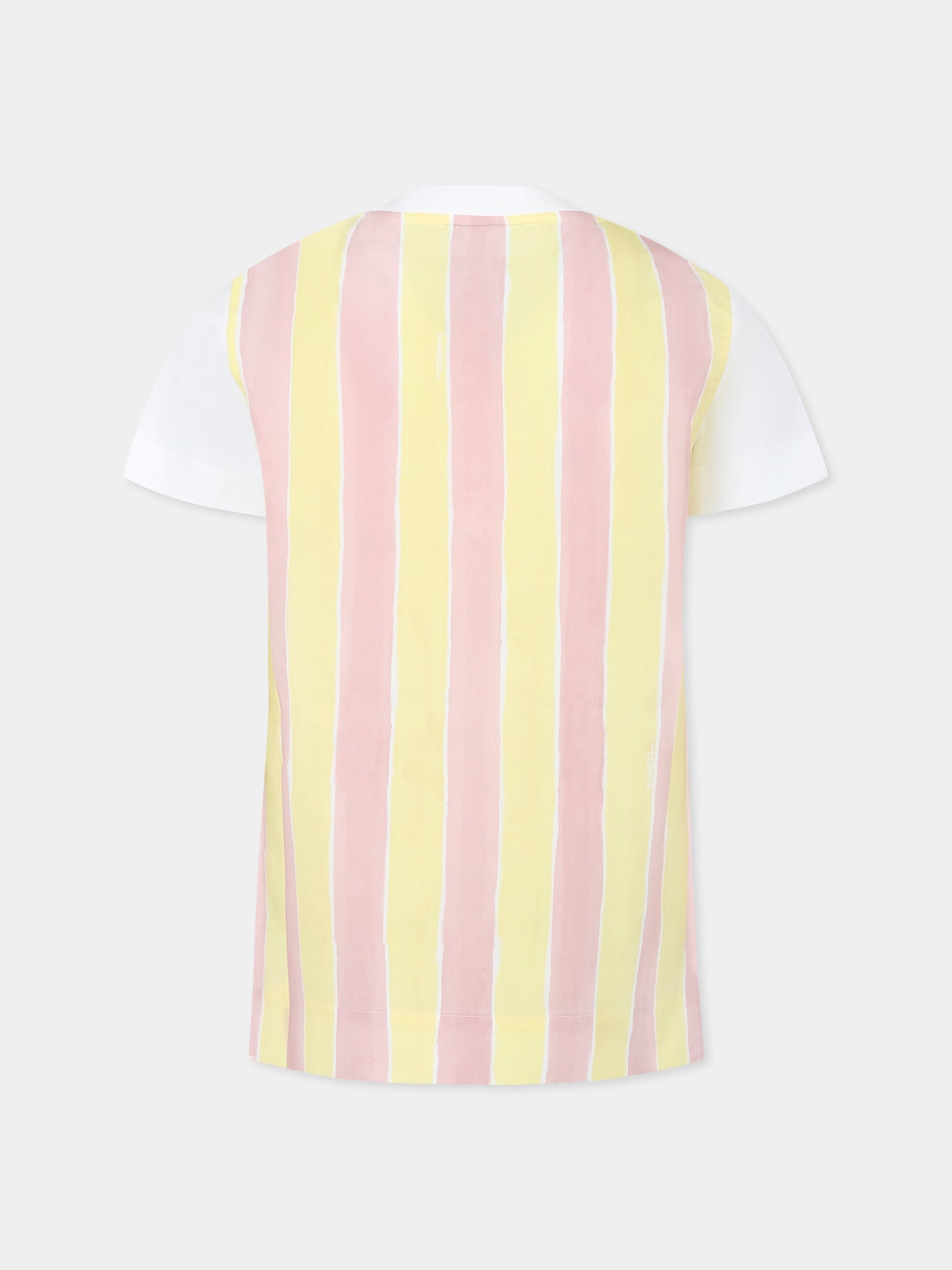 White t-shirt for girl with logo