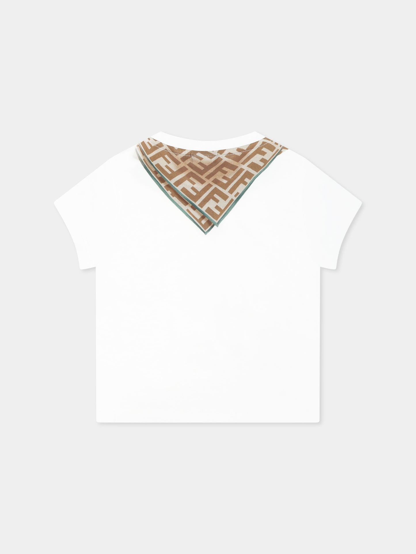 White t-shirt for bbay boy with FF